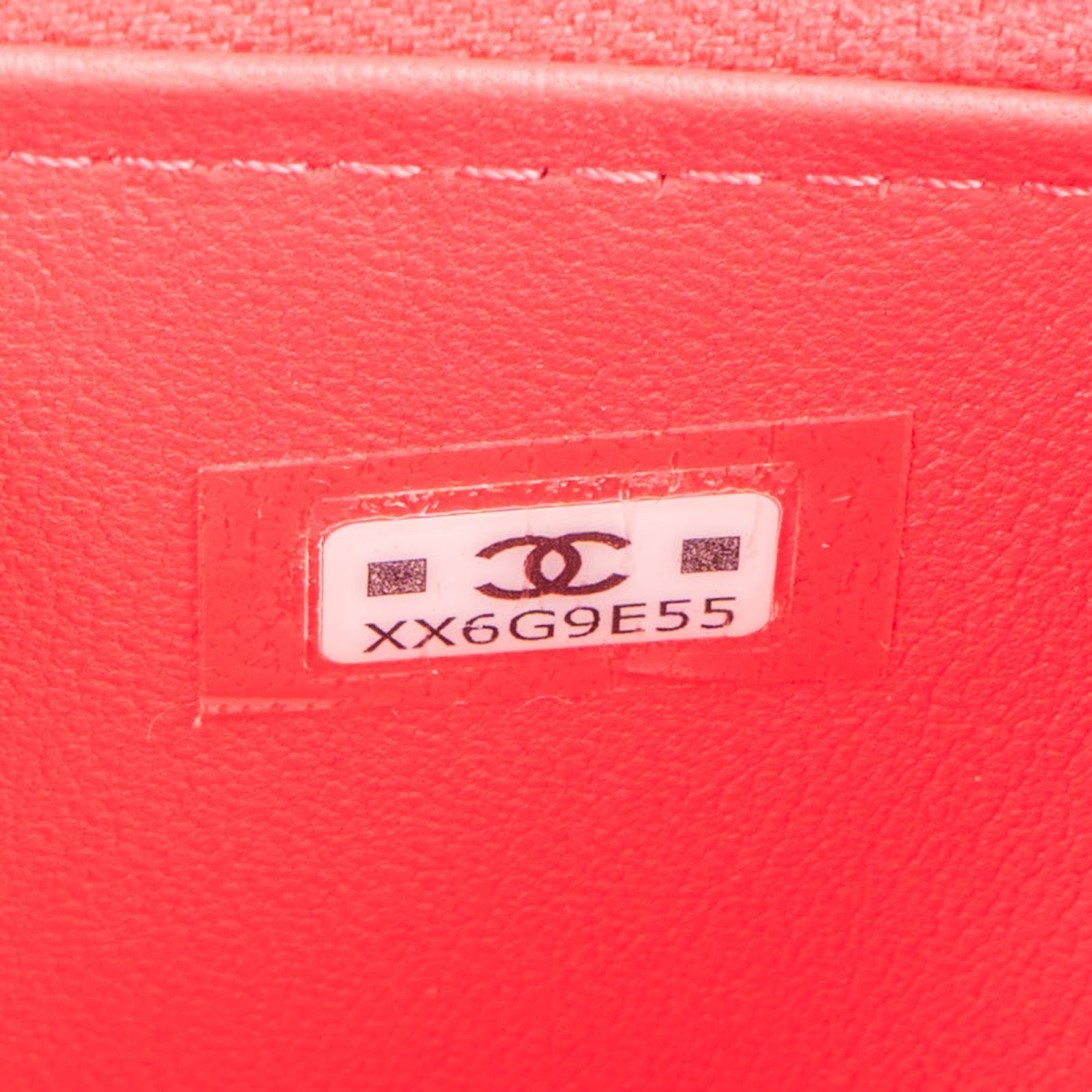 Chanel Quilted Lambskin Crystal Emblem CC Vanity Case