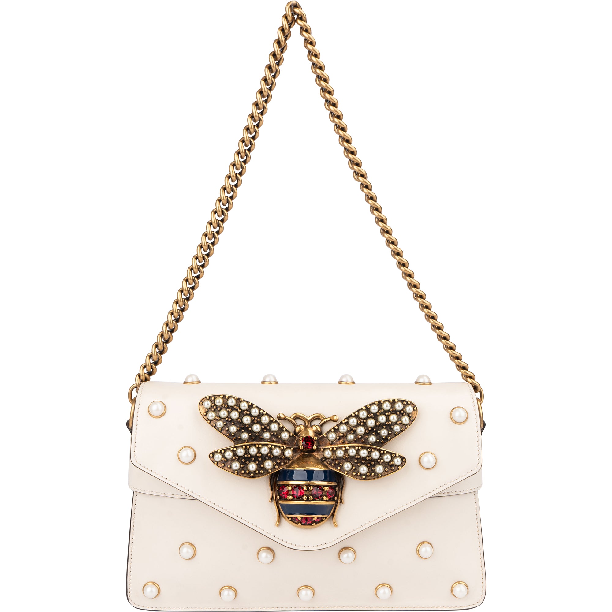 Gucci - Queen Margaret Bee Shoulder Bag