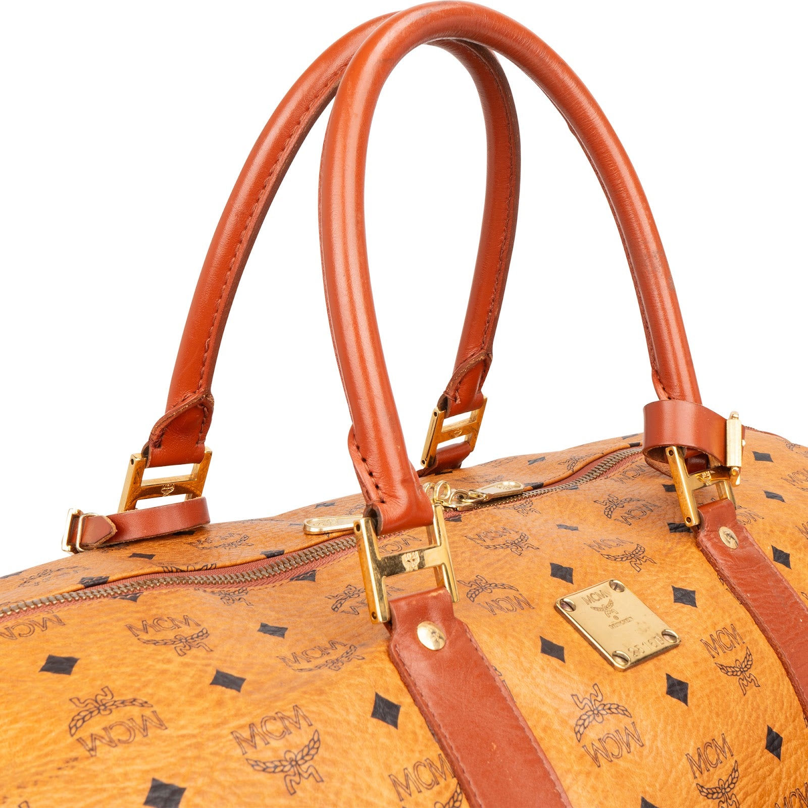 Sac de voyage MCM Monogram Visetos Boston 50