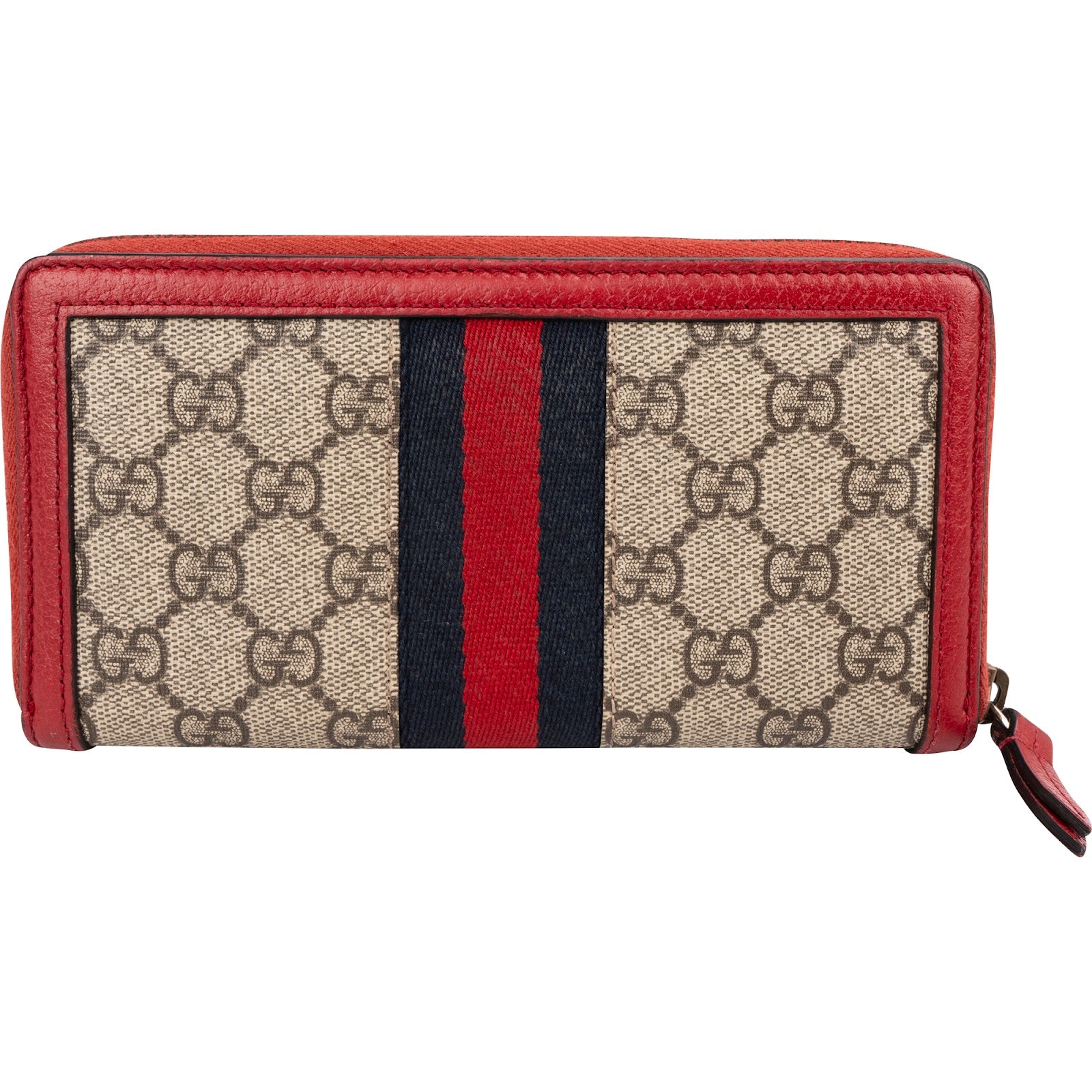 Gucci Monogram Queen Margaret GG Zip Around Wallet