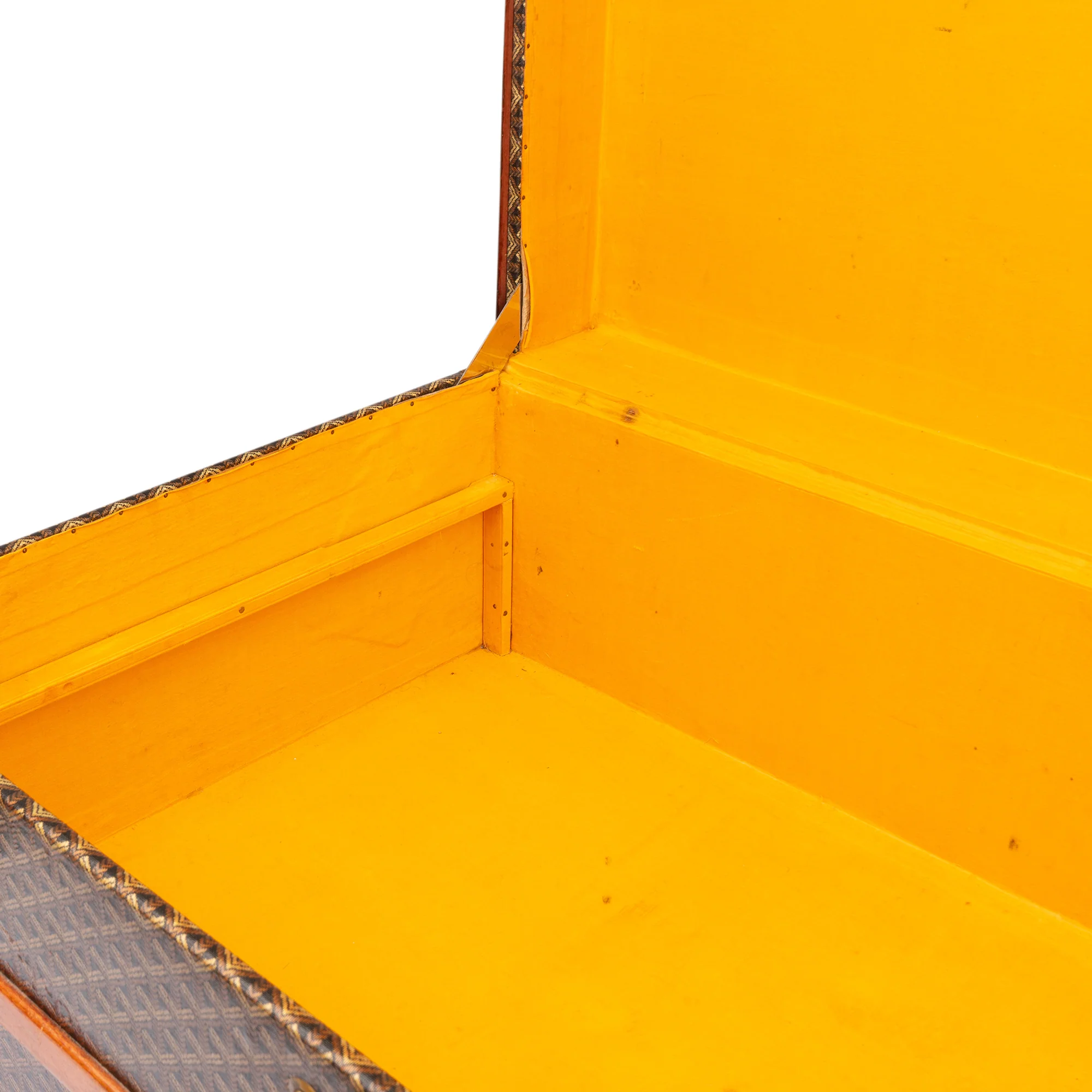 Goyard Goyardine "JVC" Cabin Koffer Malle 90