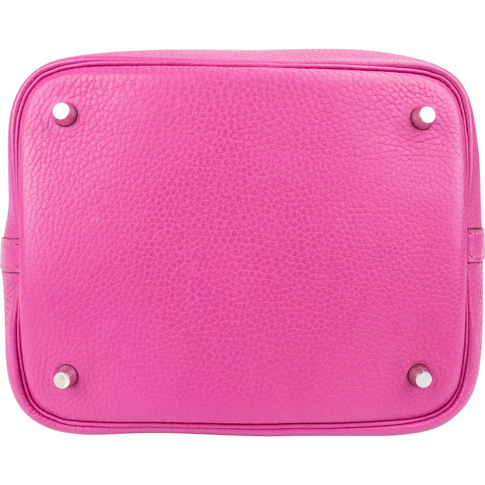 Hermès Taurillon Clemence Leather Palladium Picotin Lock 22 Handbag