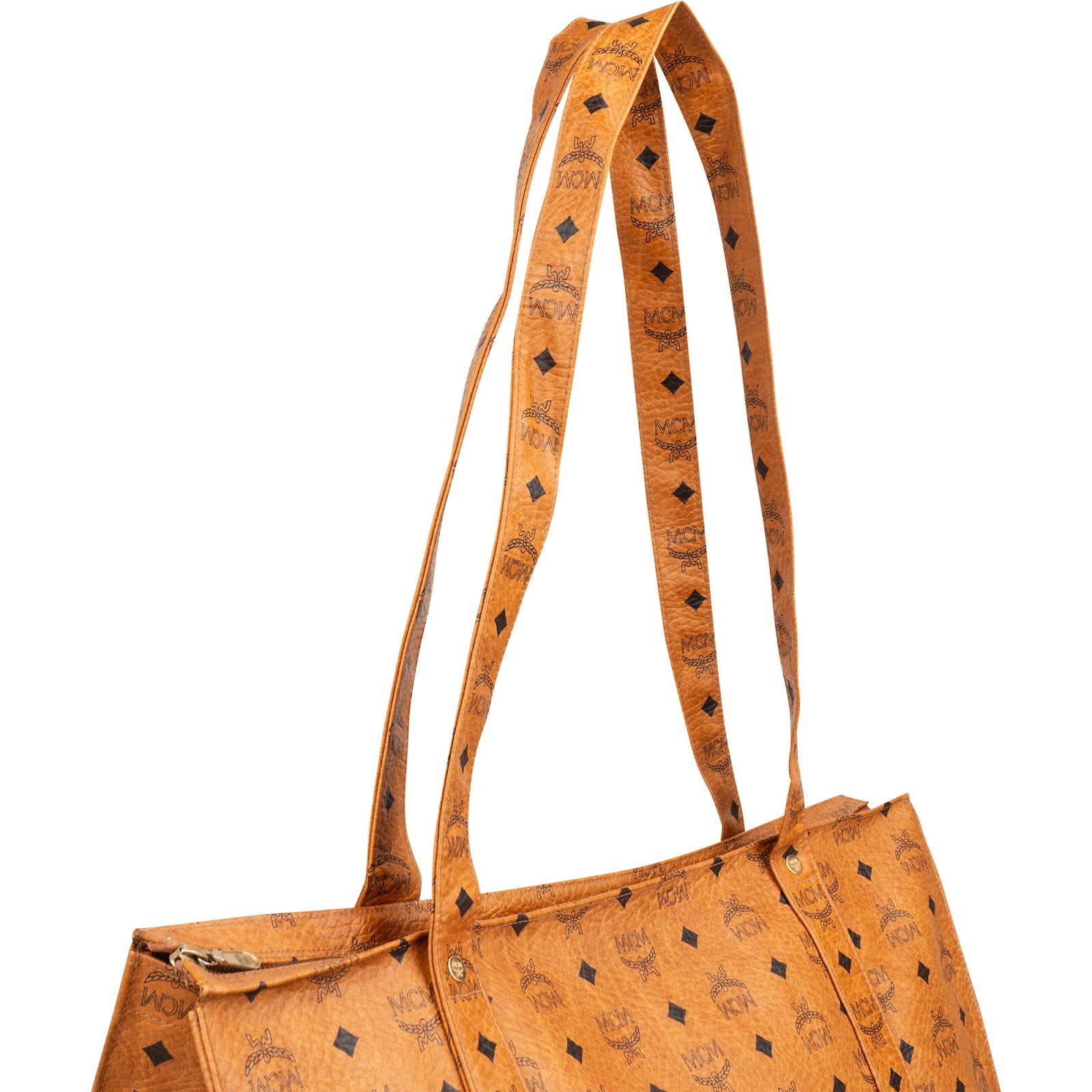 MCM Monogram Visetos XL Shopper