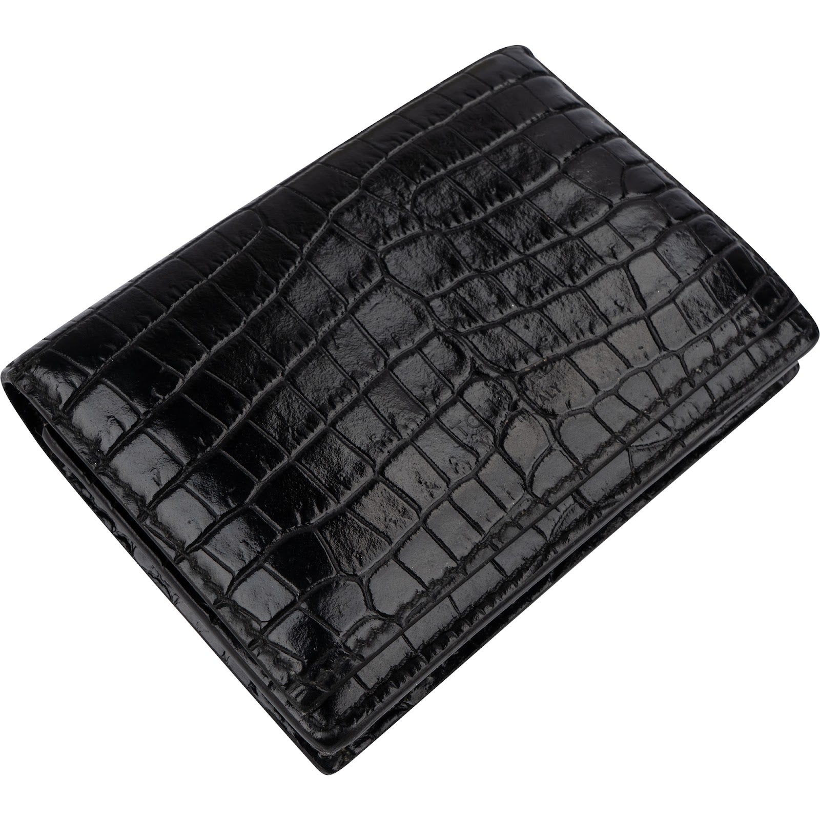 Tom Ford Embossed Alligator Leather Bi-fold Wallet