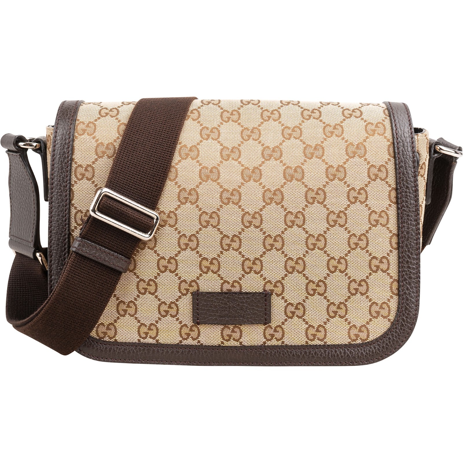 Gucci - Monogram GG Messenger Crossbody Bag