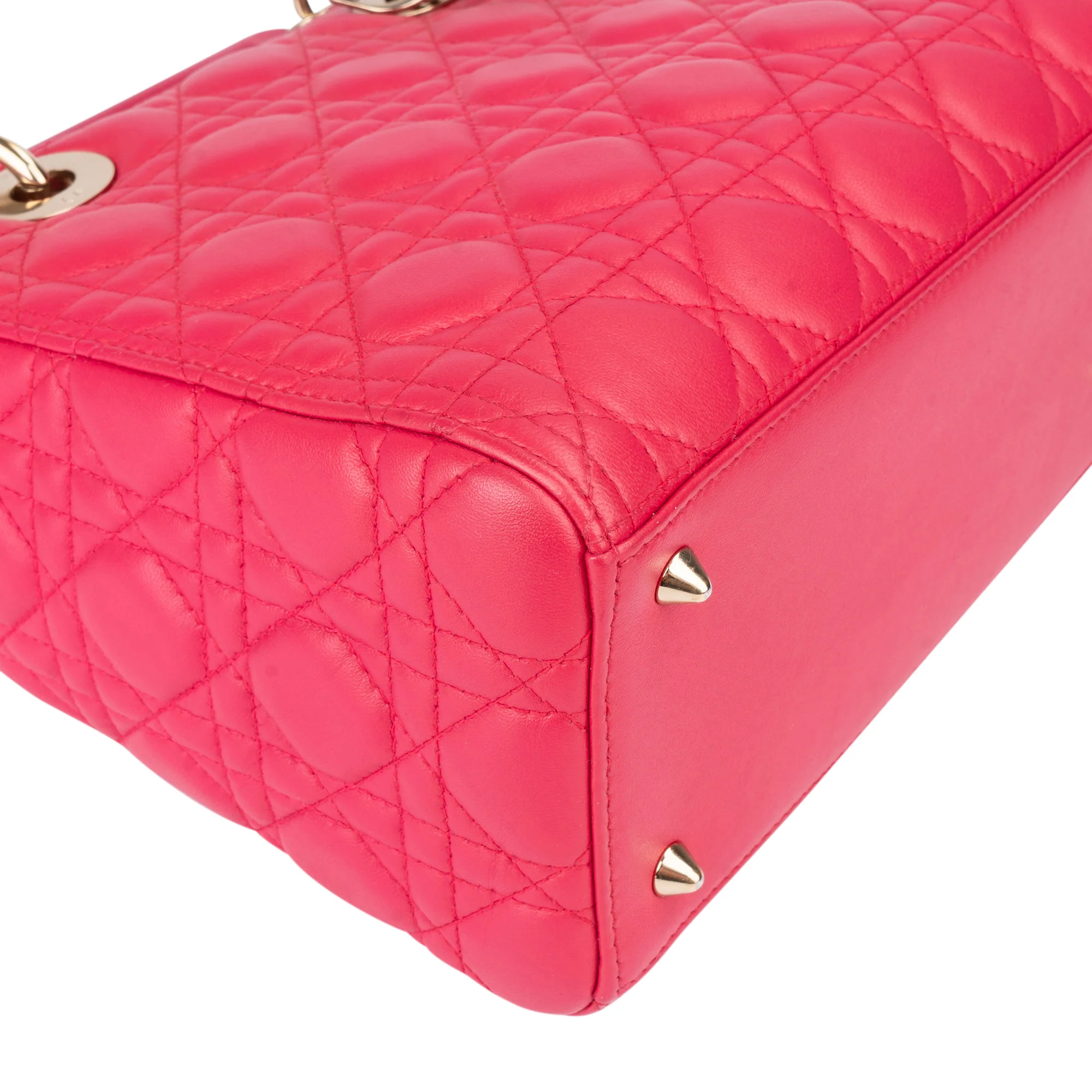 Christian Dior Quilted Leather Lady Dior Handbag