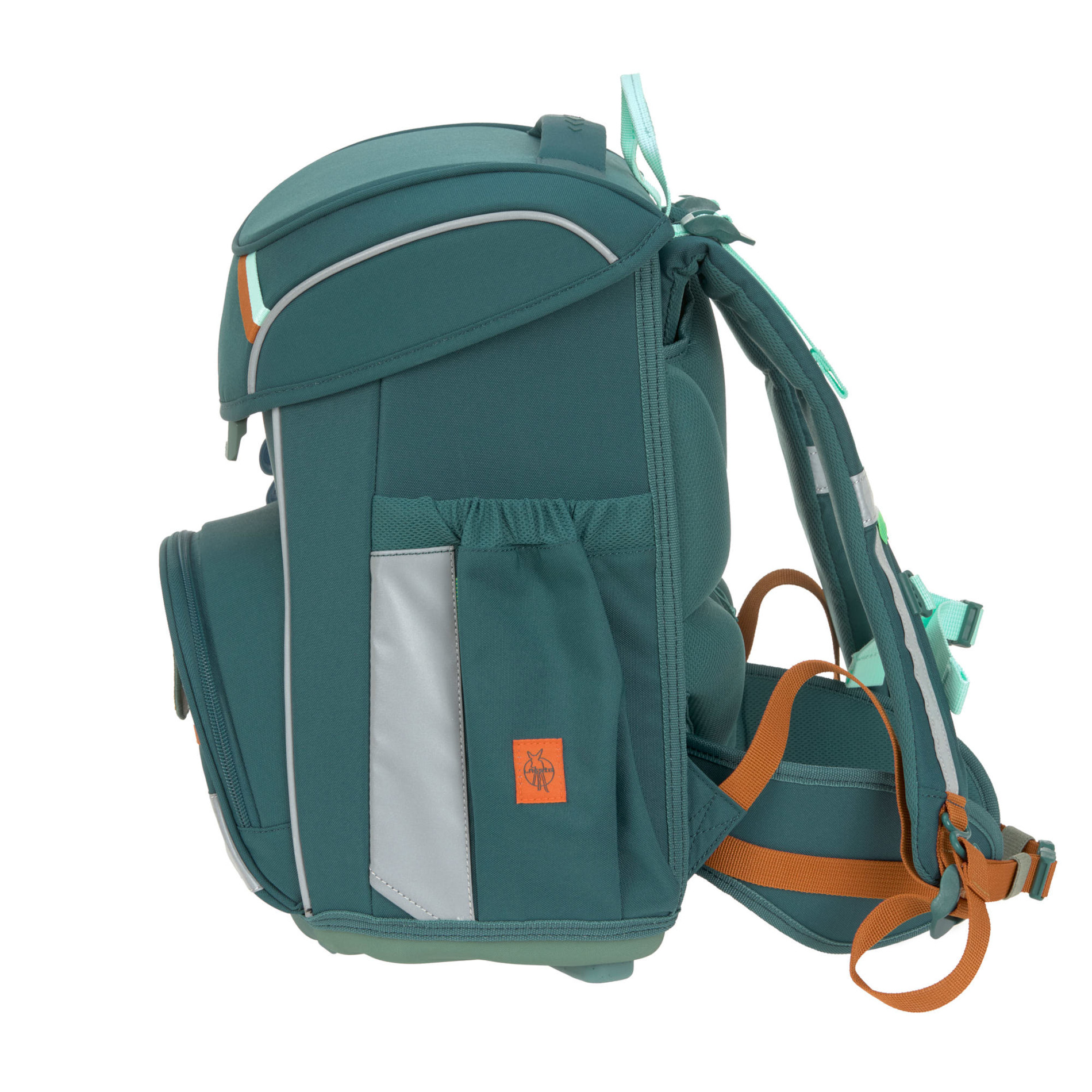 School Set Slim Unique Schulranzenset 6tlg. - dark green