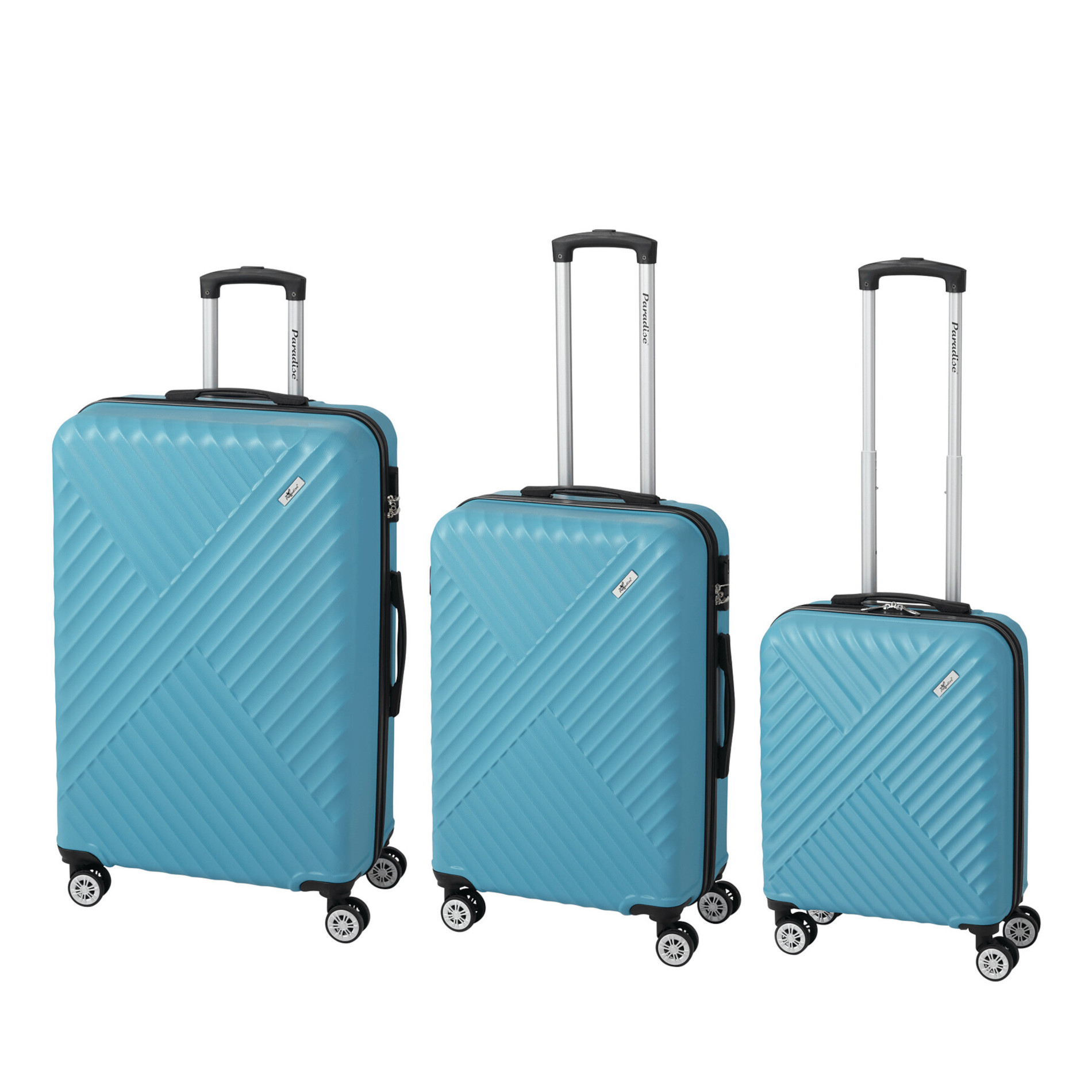 KINGSTON 3-tlg. Kofferset - türkis