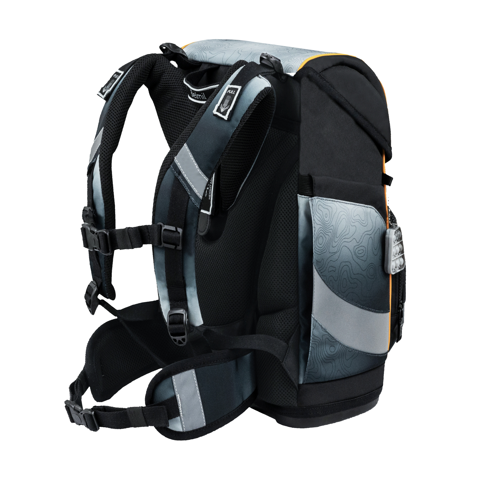 Smarty Plus Schulranzenset 5-teilig - "Black Grey"