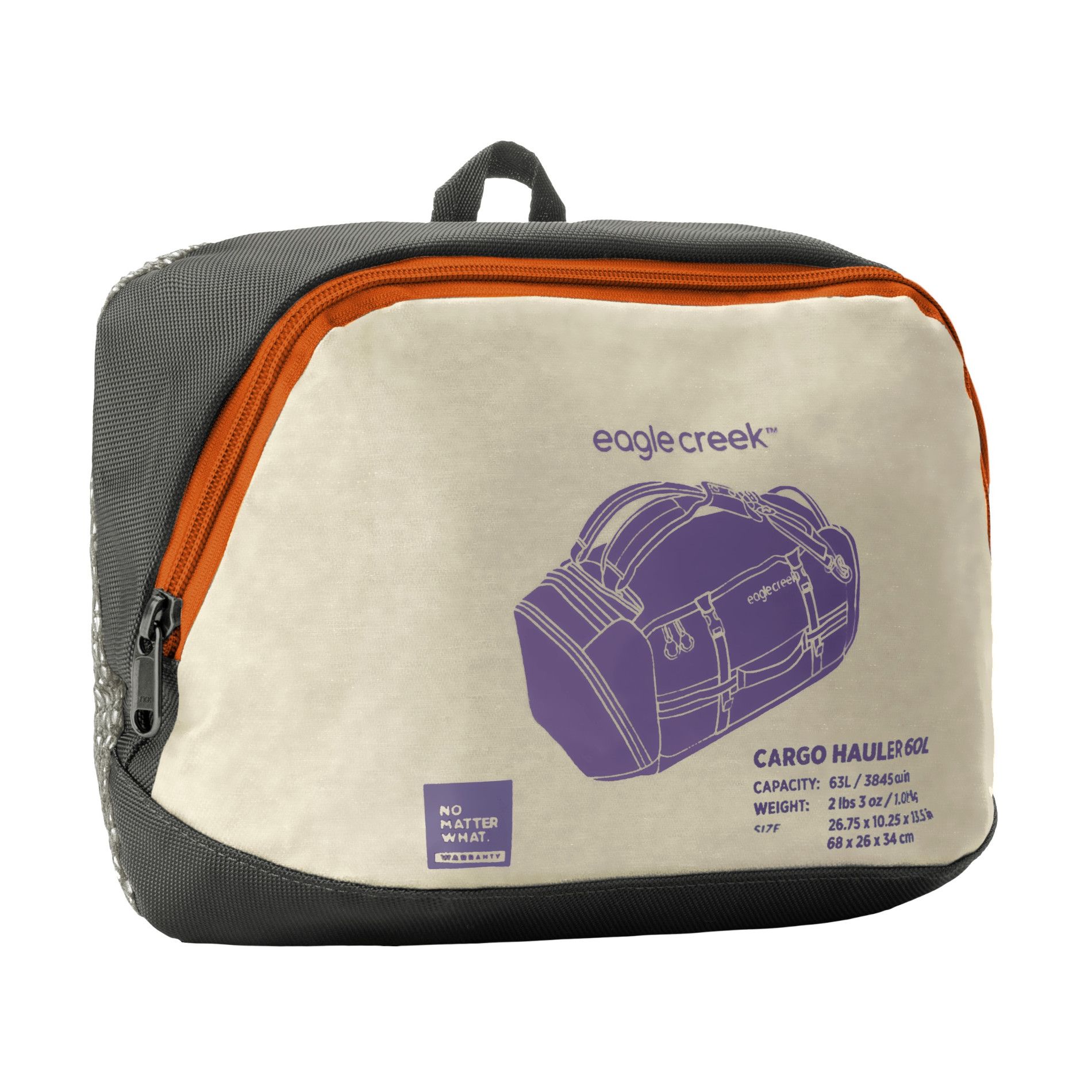Torba Cargo Hauler Duffel 60 l – srebrna / Rising Sun