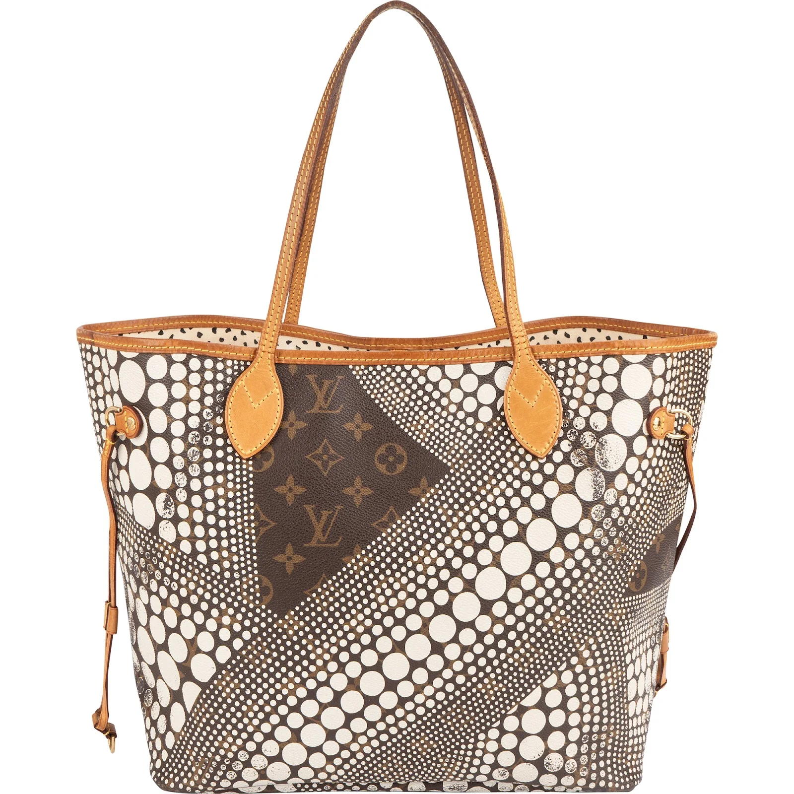 Louis Vuitton Monogram Yayoi Kusama Dots Infinity Neverfull MM Shoulder Bag