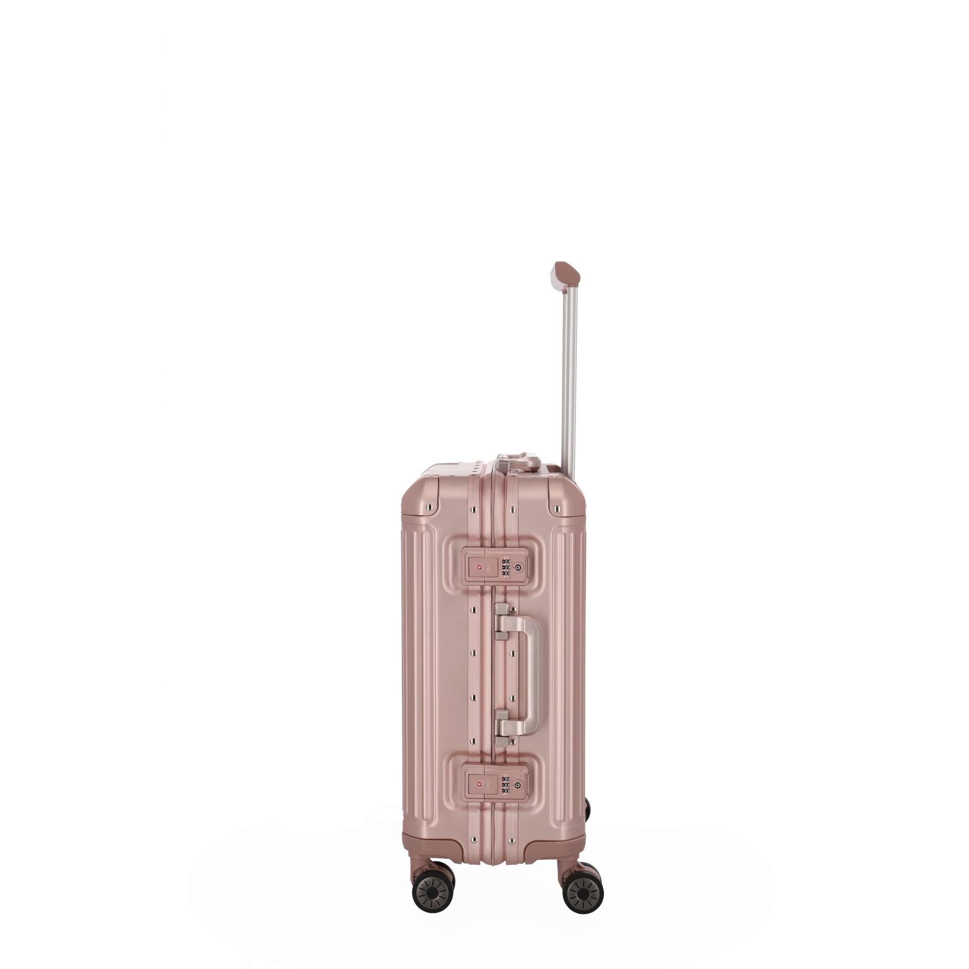 NEXT Trolley S mit 4 Rollen (55 cm) - Rosé