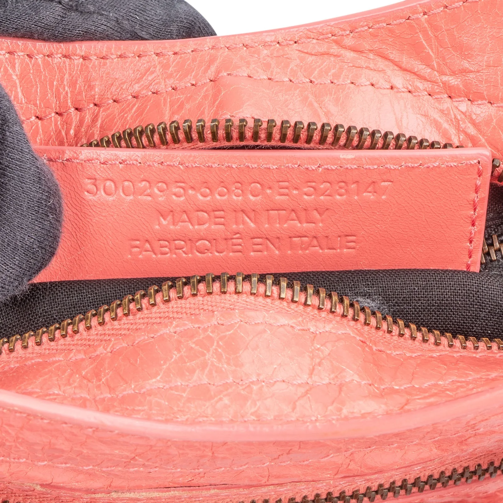 Balenciaga Pink Leather City Handbag