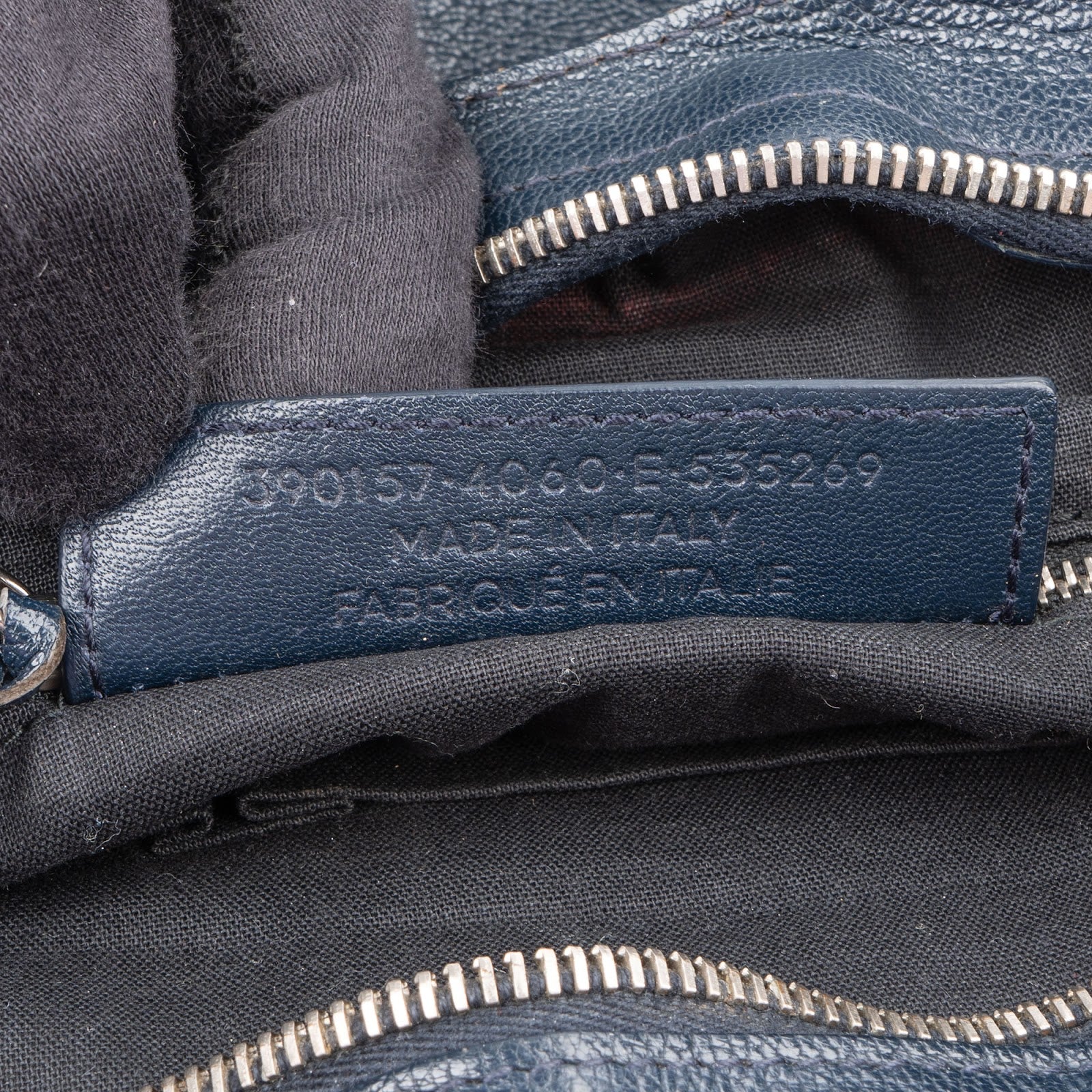 Balenciaga Blue  Leather Giant City Handbag