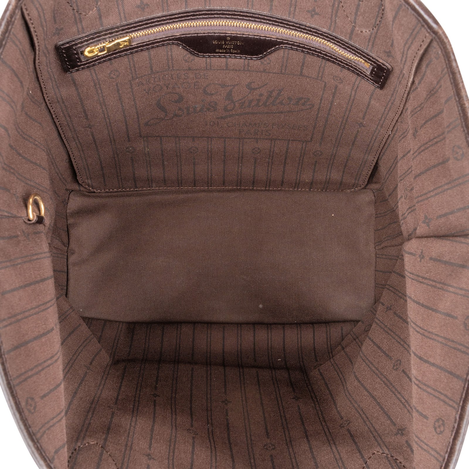 Louis Vuitton Mini Lin Monogram Neverfull MM Shoulder Bag