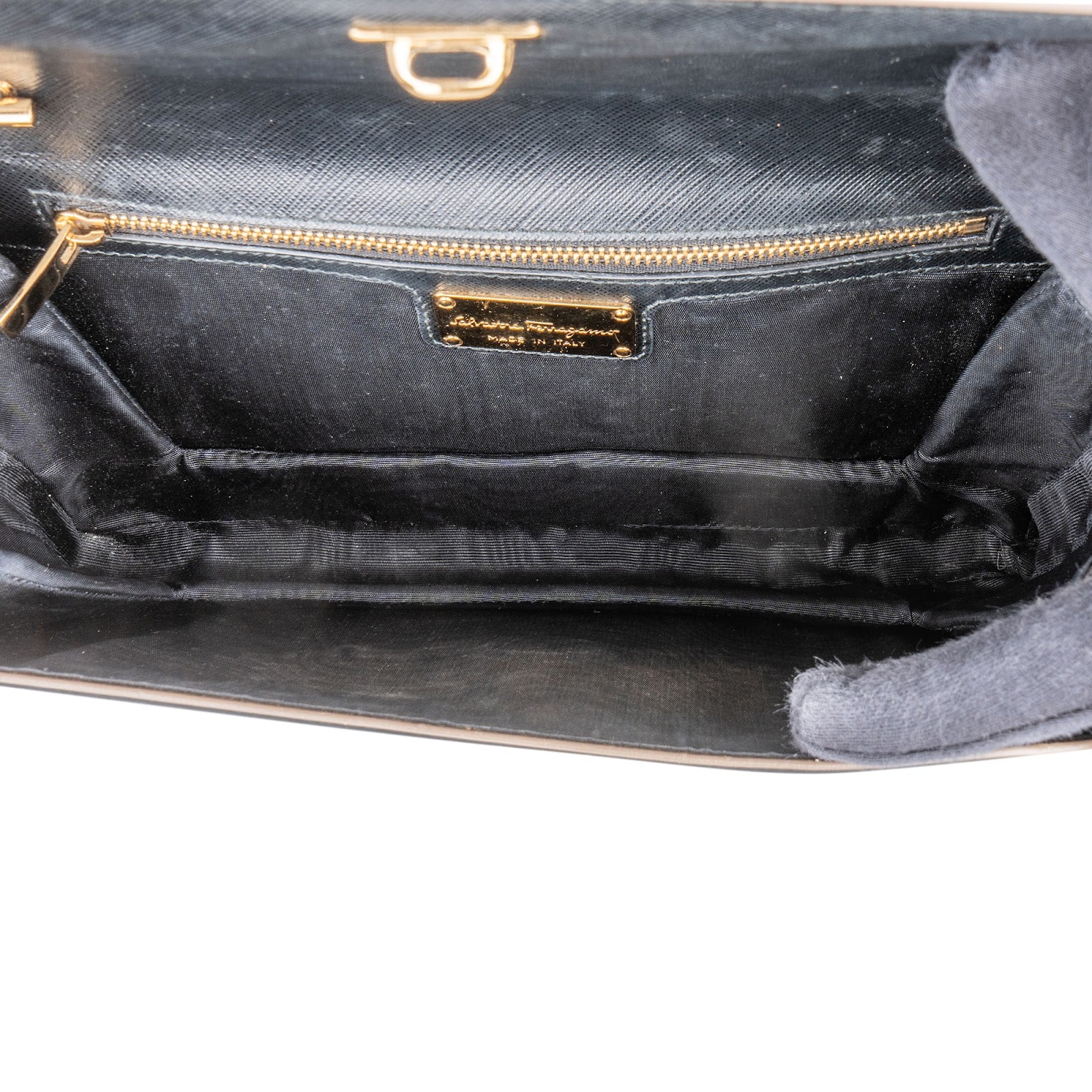 Salvatore Ferragamo Saffiano Leather Vara Bow Crossbody Bag