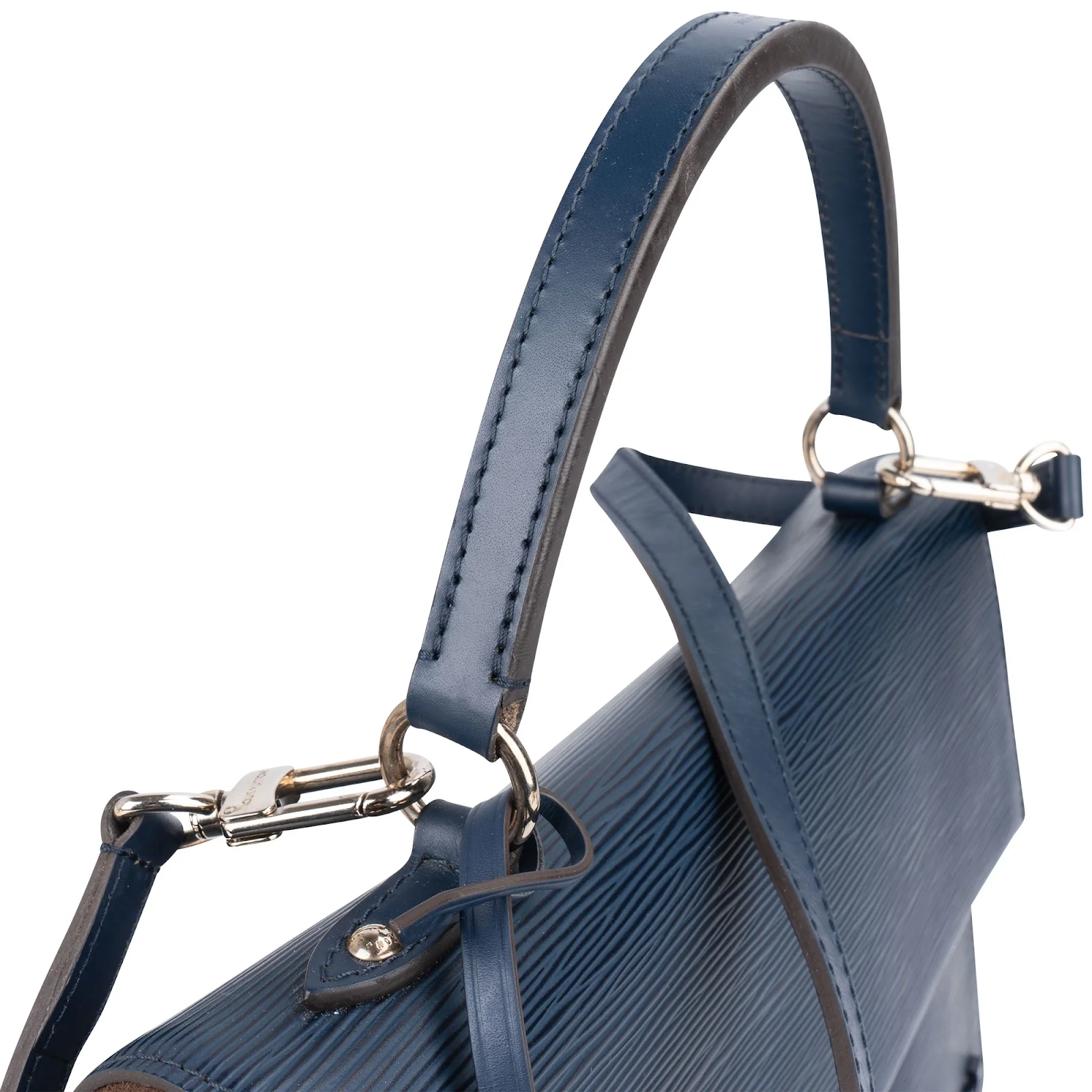 Louis Vuitton Blue Epi Leather Cluny MM Handbag
