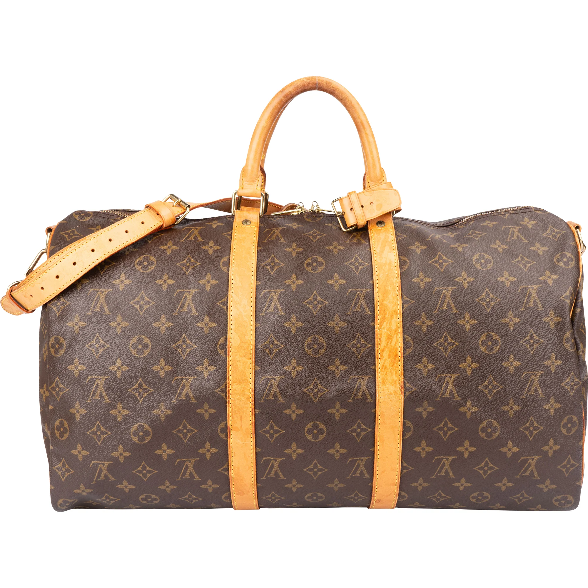 Louis Vuitton Monogram Canvas Keepall 50 Bandoulière Reisetasche