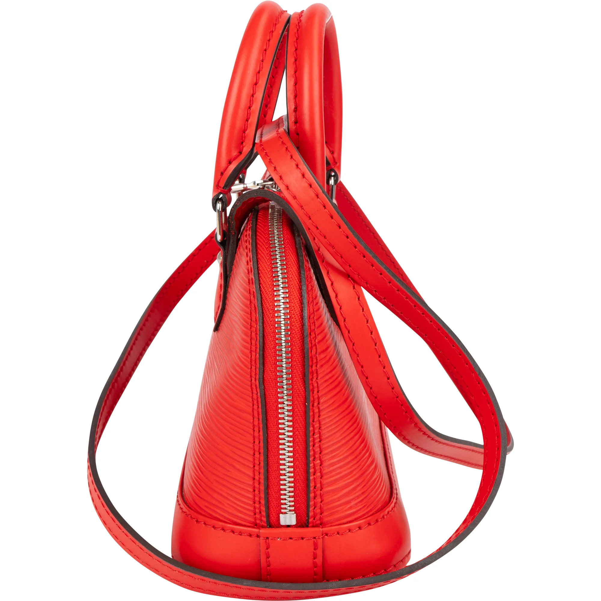 Louis Vuitton Red Epi Leather Nano Alma BB Crossbody Bag