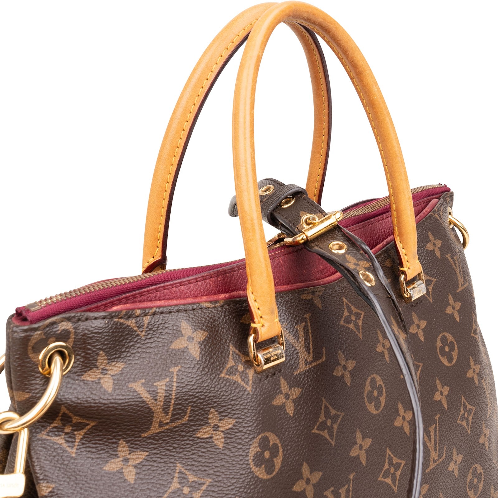Louis Vuitton Monogram Canvas Pallas MM Handbag