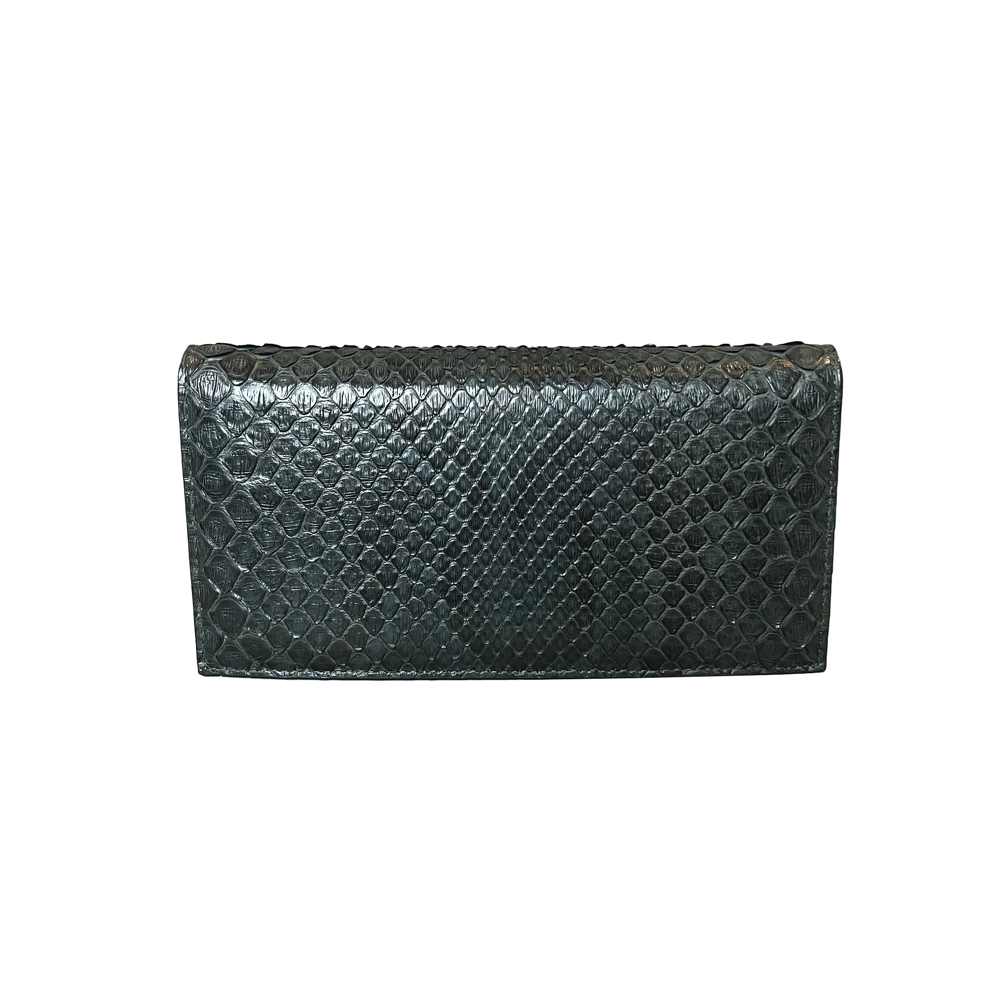 Dolce  Gabbana - Genuine Python Leather Continental Wallet