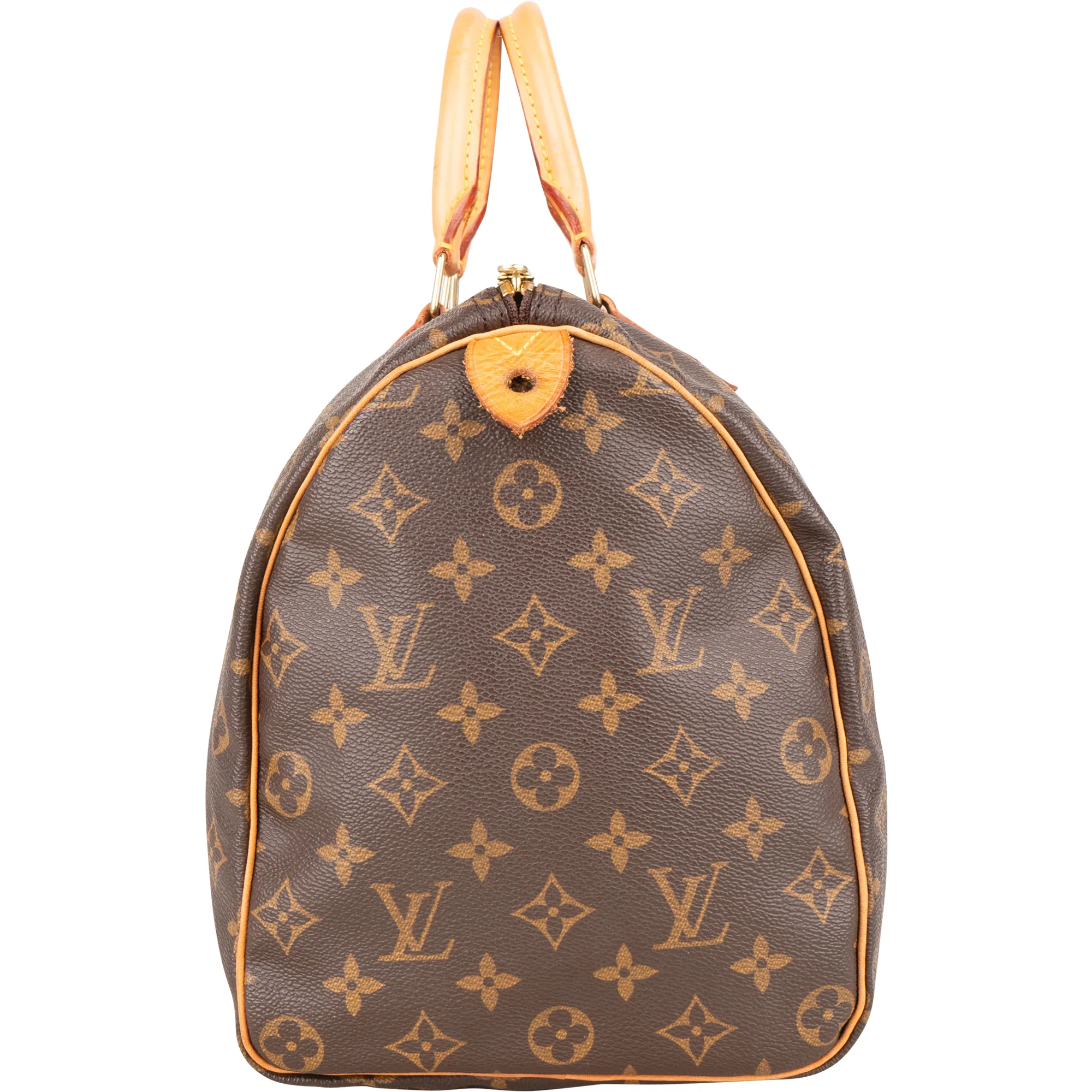 Louis Vuitton Canvas Monogram Speedy 35 Boston Bag