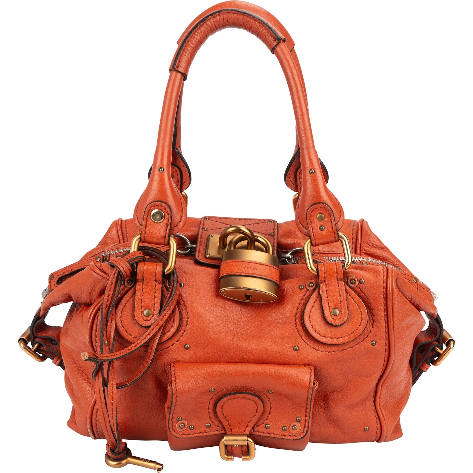 Chloé leren Paddington-handtas