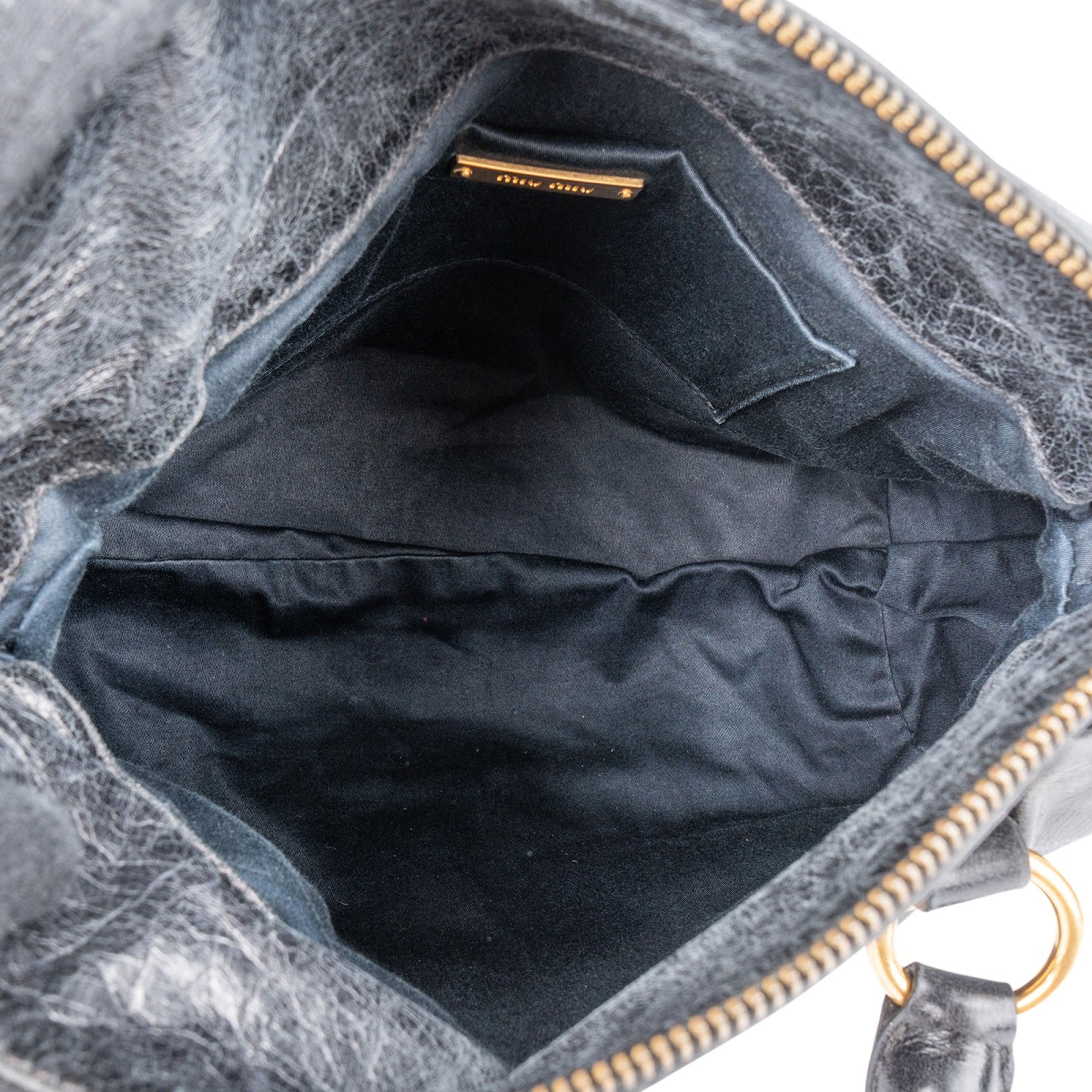 Miu Miu - Vitello Lux Bow Handbag