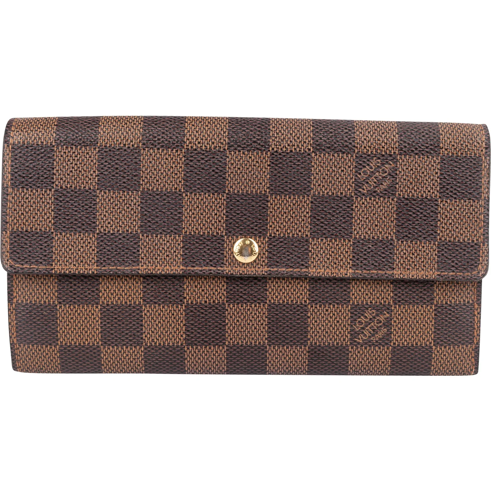 Louis Vuitton Monogram Damier Ebene Sarah Wallet