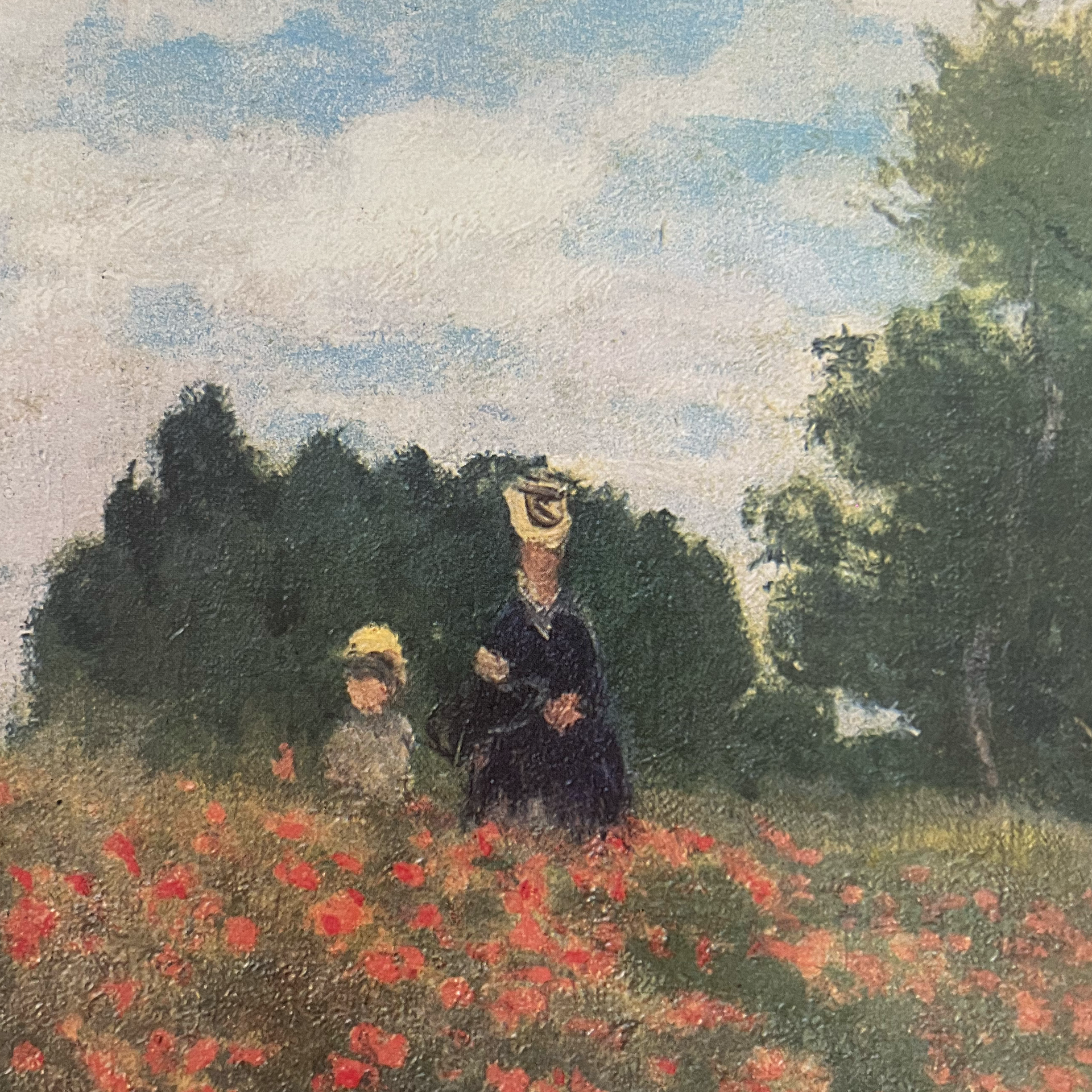 Claude Monet  - Mohnfeld bei Argenteuil (after)