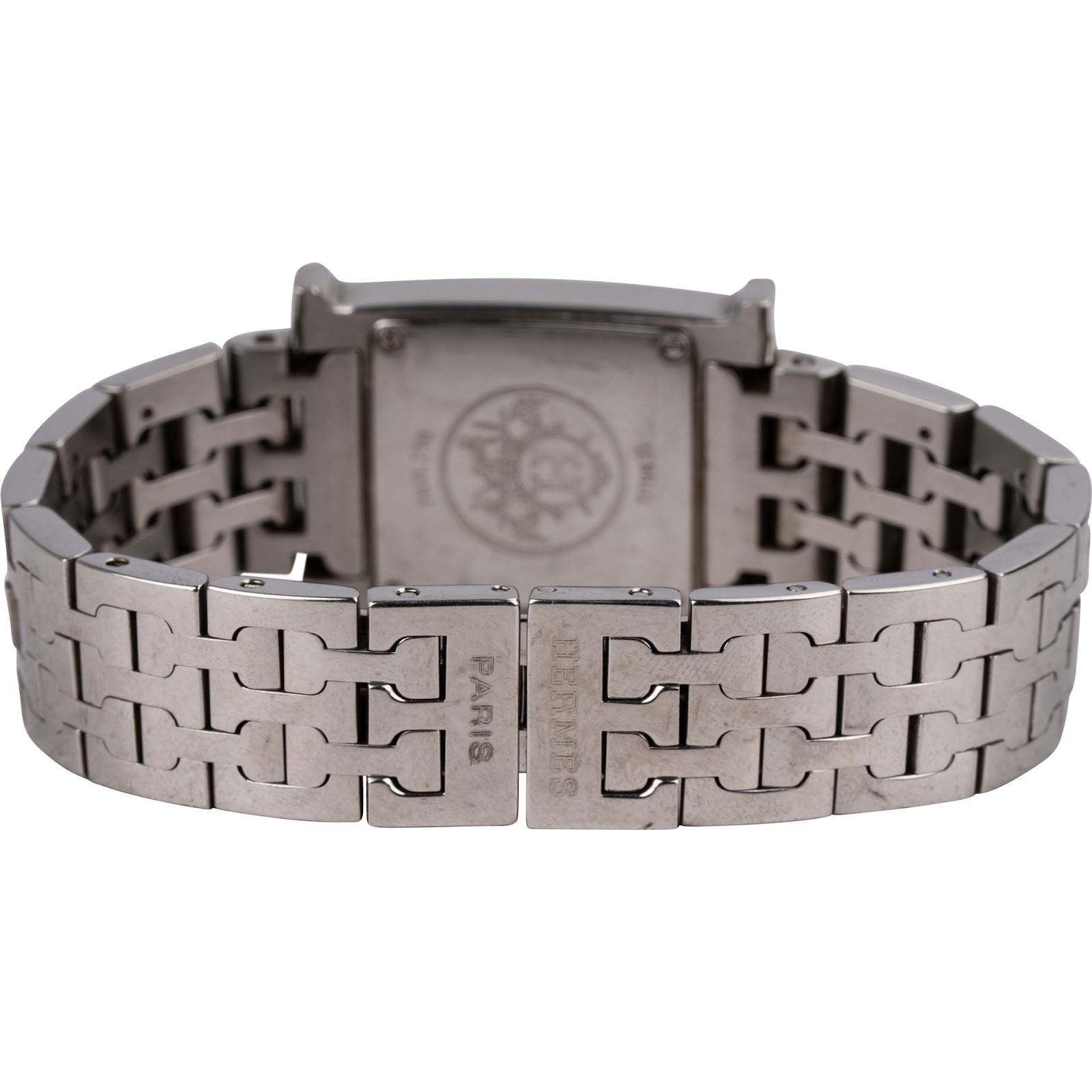 Hermès Silver Tone Heure H  HH1.210 Damenuhr