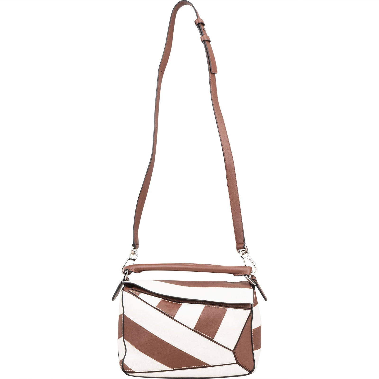 Torebka Loewe Striped Leather Puzzle
