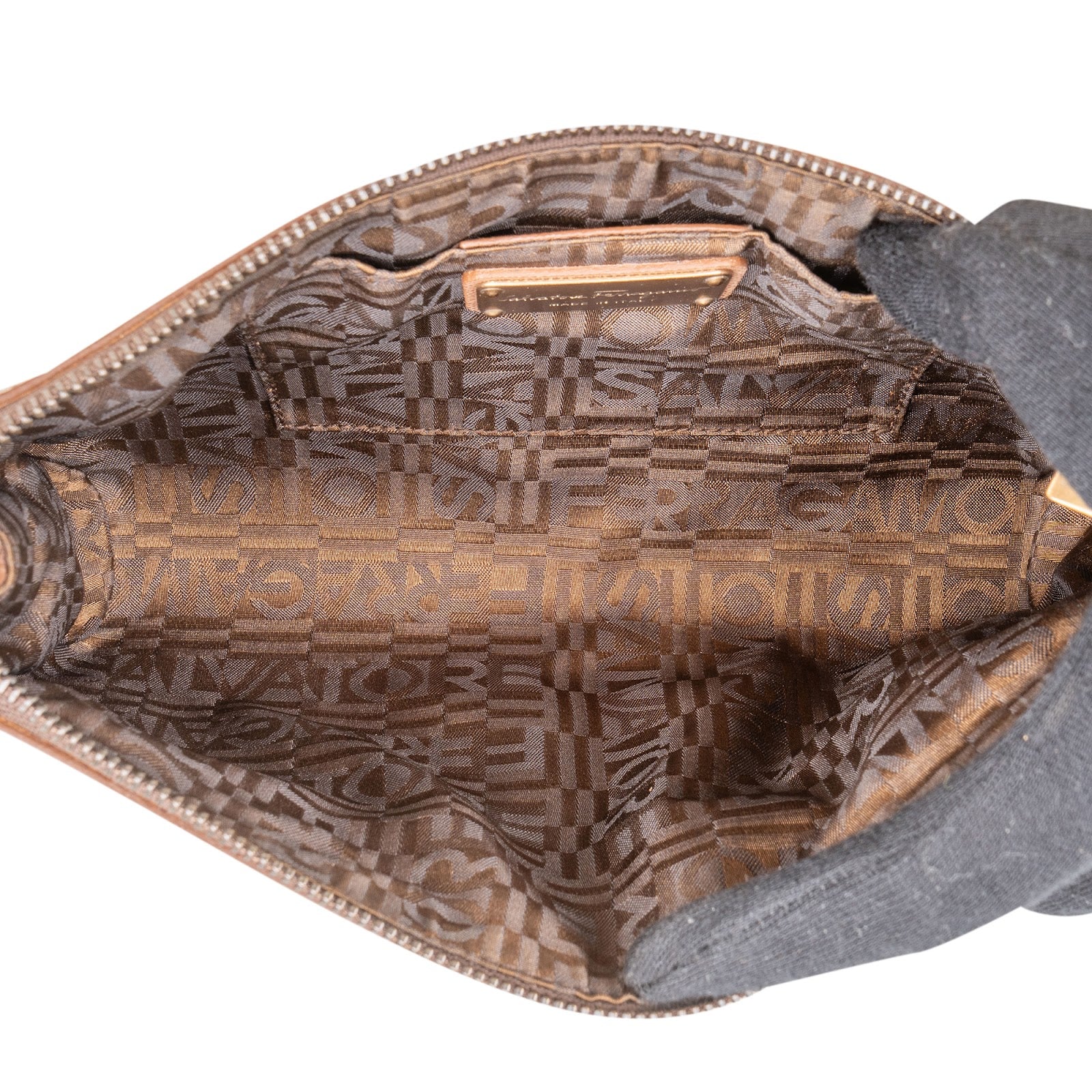 Salvatore Ferragamo Gancini Baguette Handbag