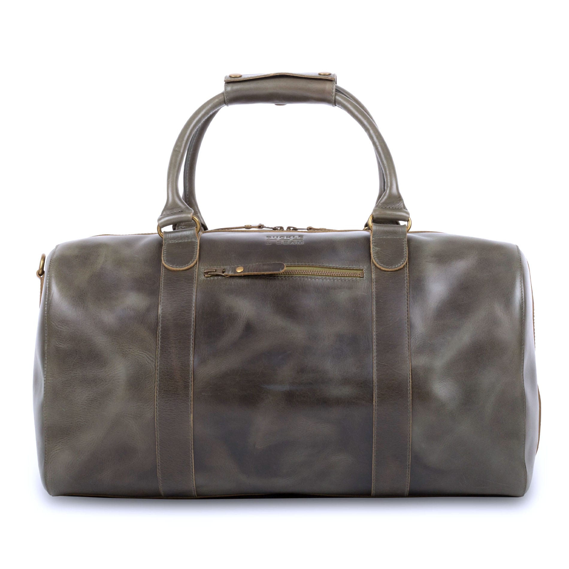 Willow leather weekender
