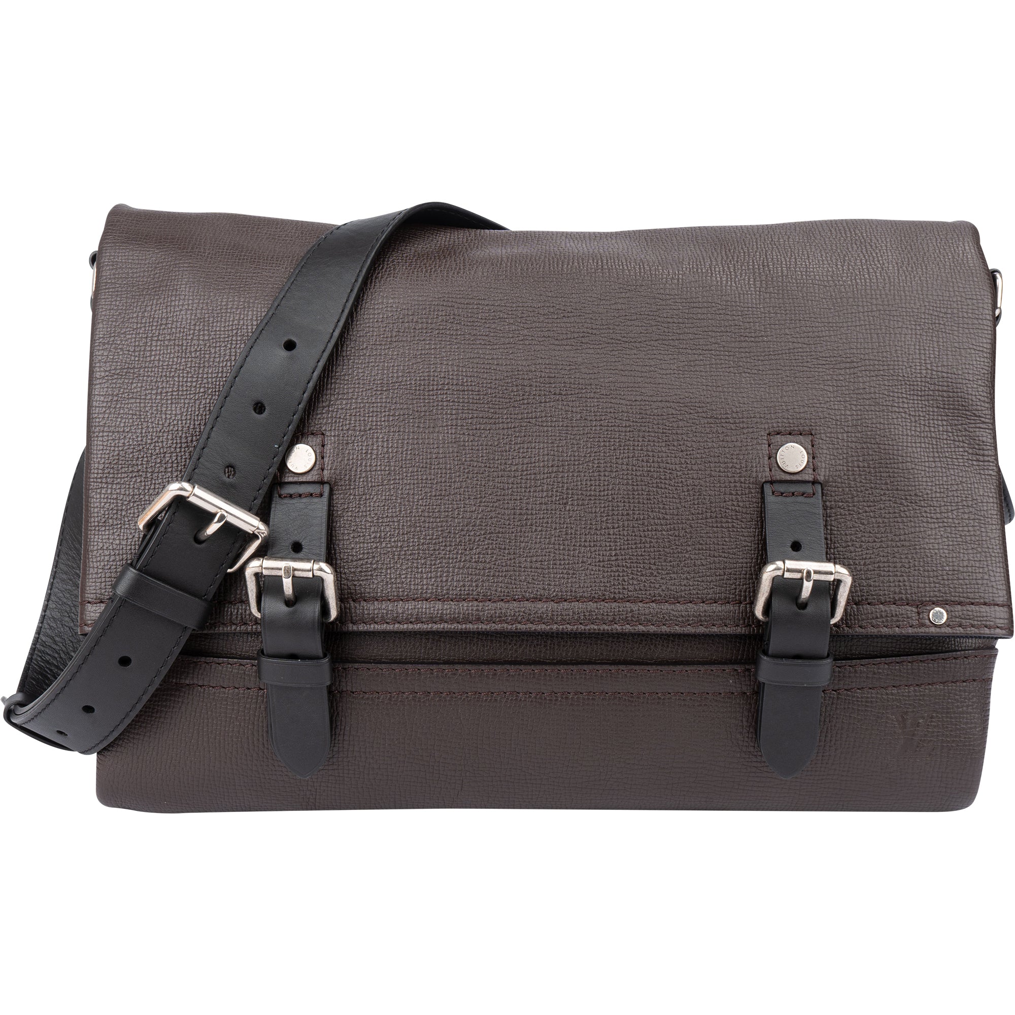 Louis Vuitton Utah Leather Canyon MM Crossbody Bag