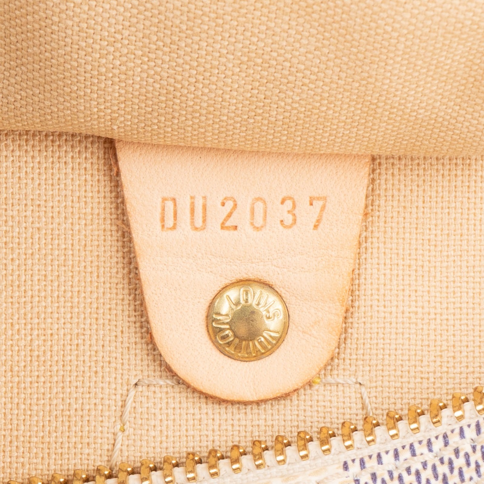 Louis Vuitton Monogram Damier Azur Speedy 30 Boston Bag