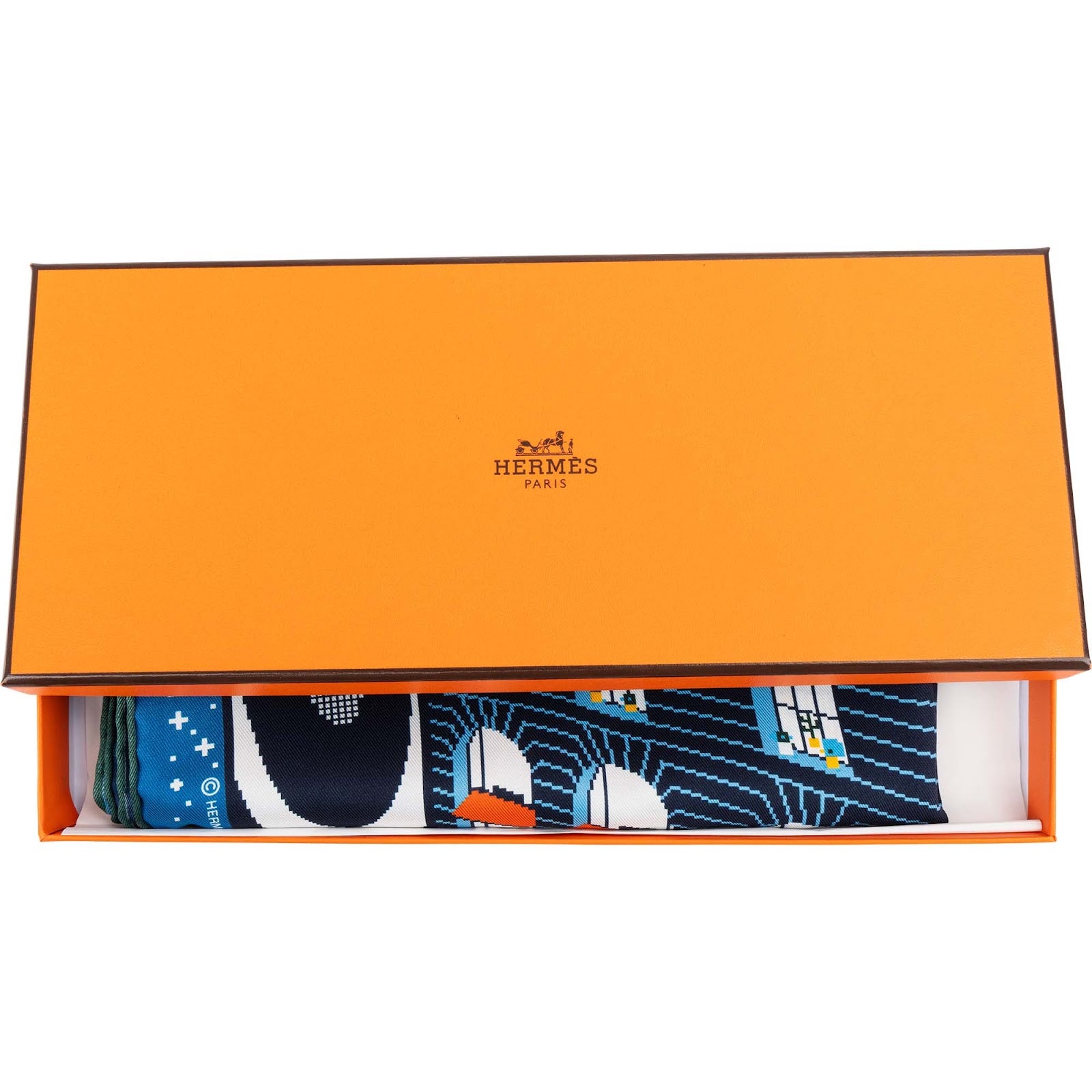 Hermès – Faubourg Party 45 zijden sjaal