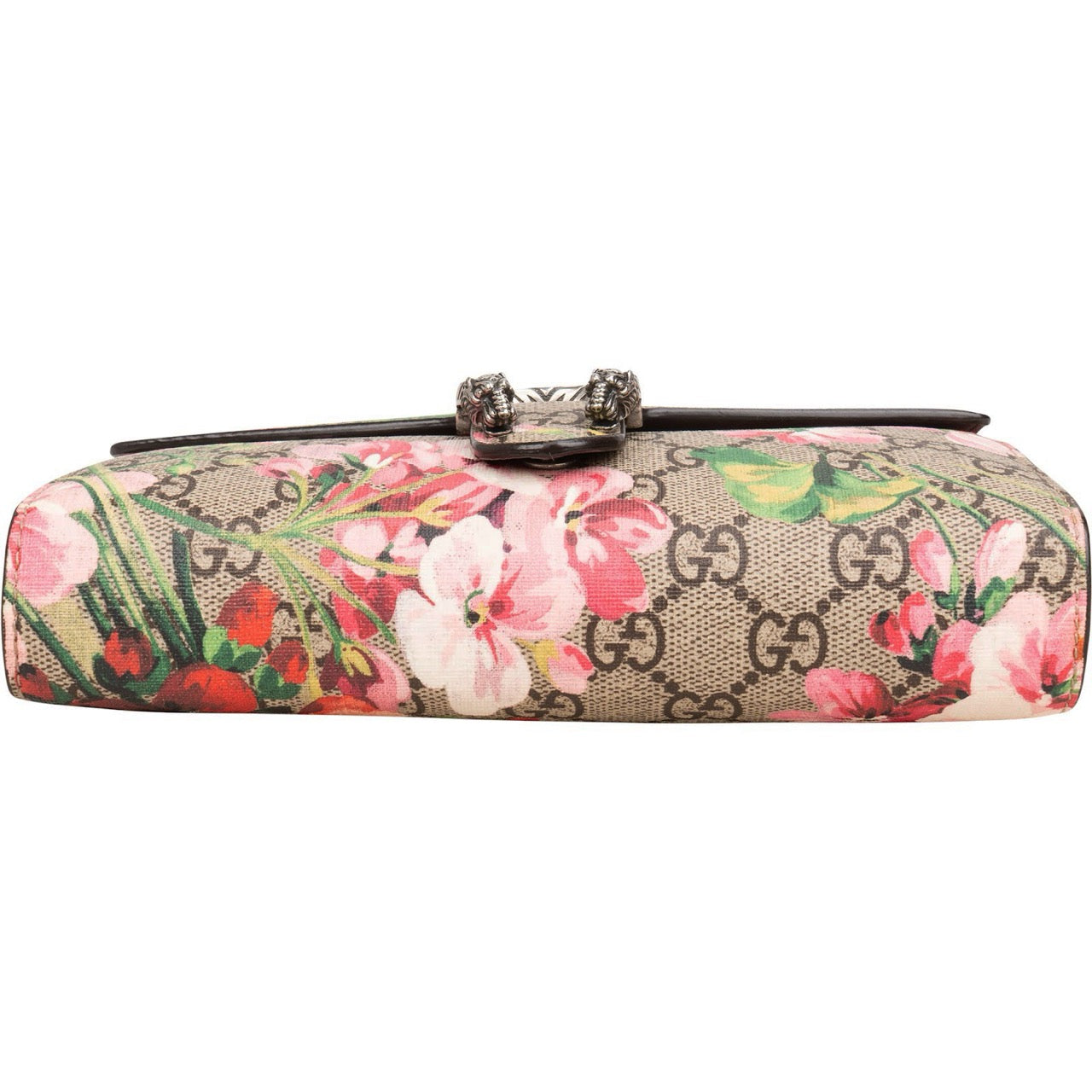 Gucci Monogram GG Supreme Blooms Dionysus Wallet On Chain