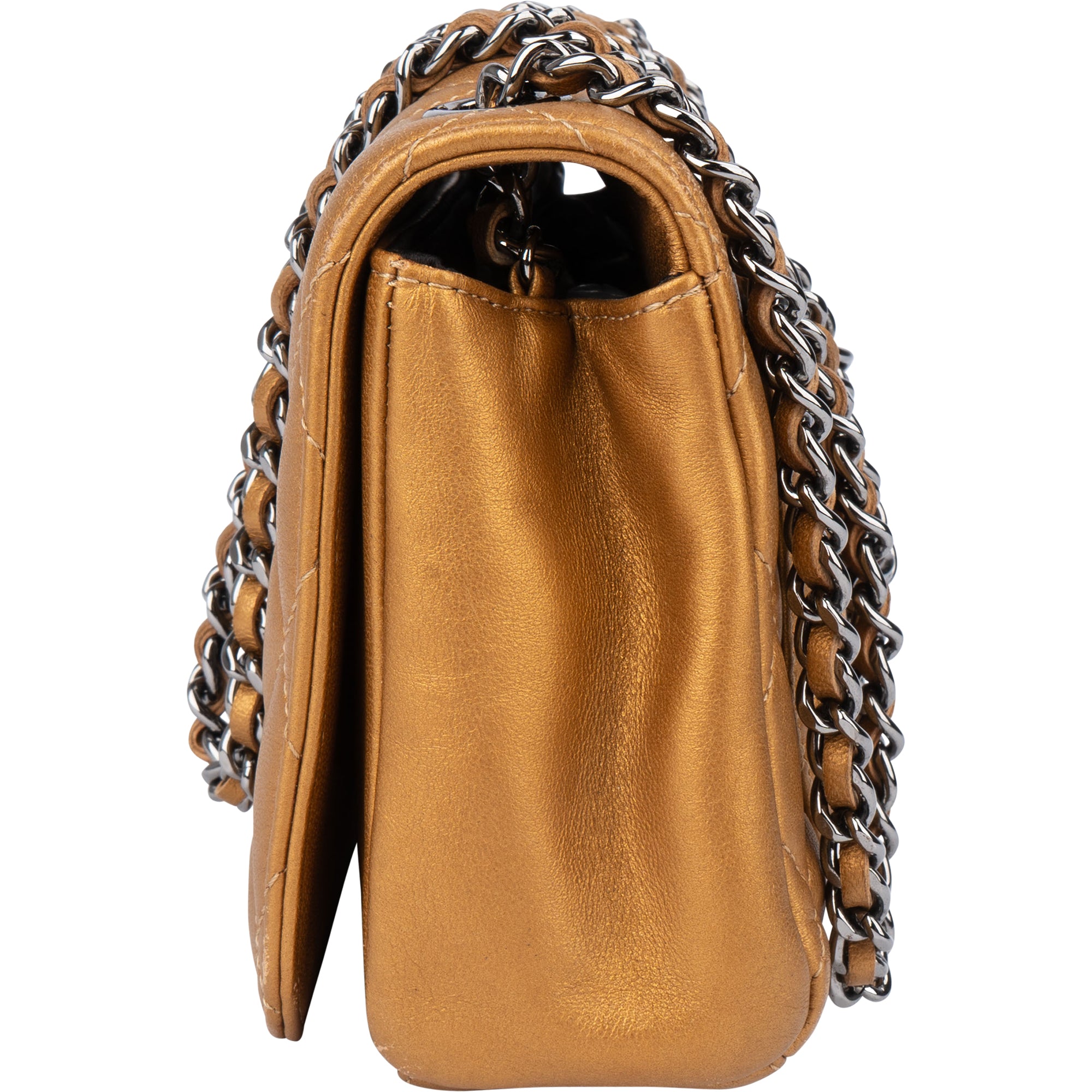 Chanel Limited Quillted Lambskin Single Flap Crossbody Bag