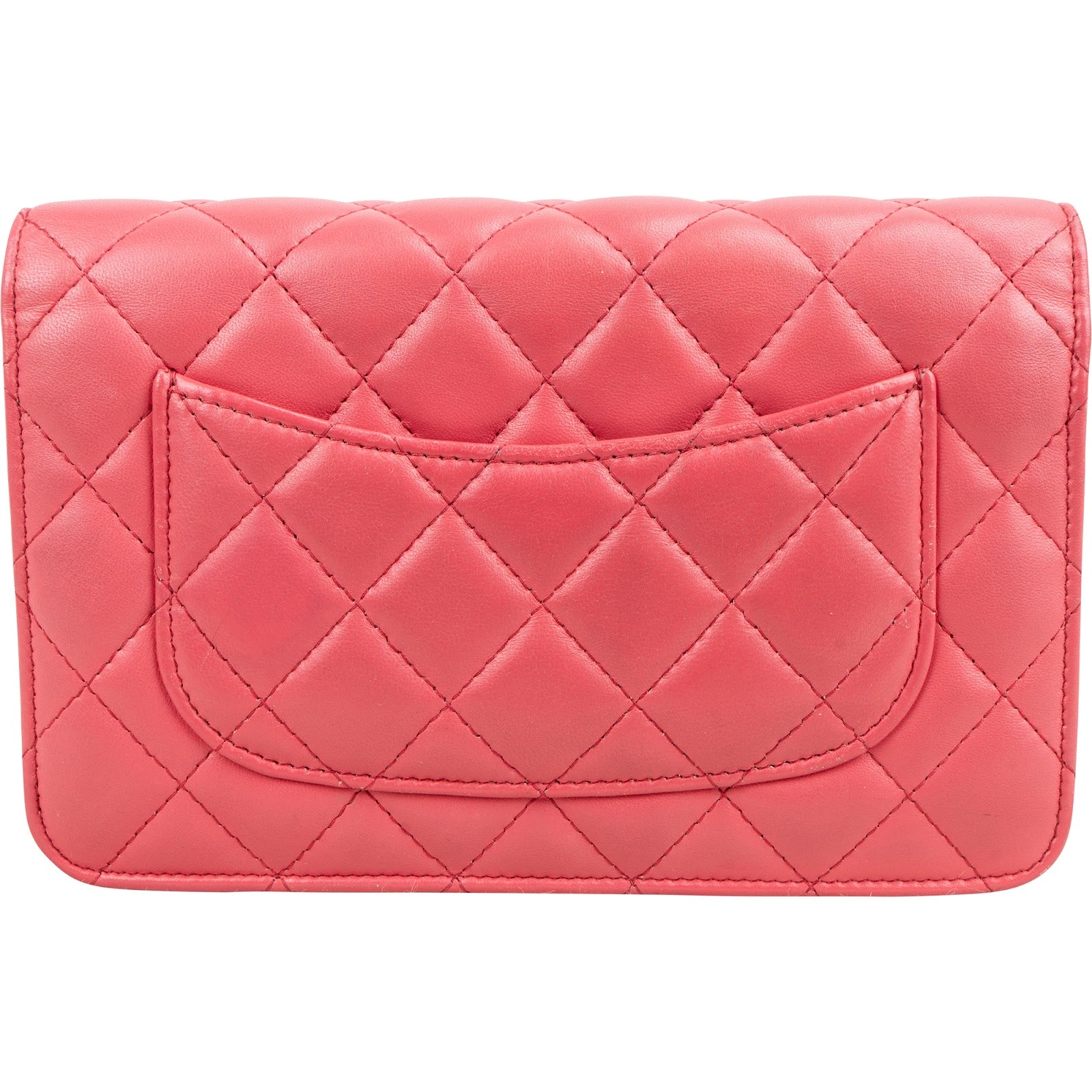 Chanel Quilted Lambskin Wallet On Chain Crossbody Bag