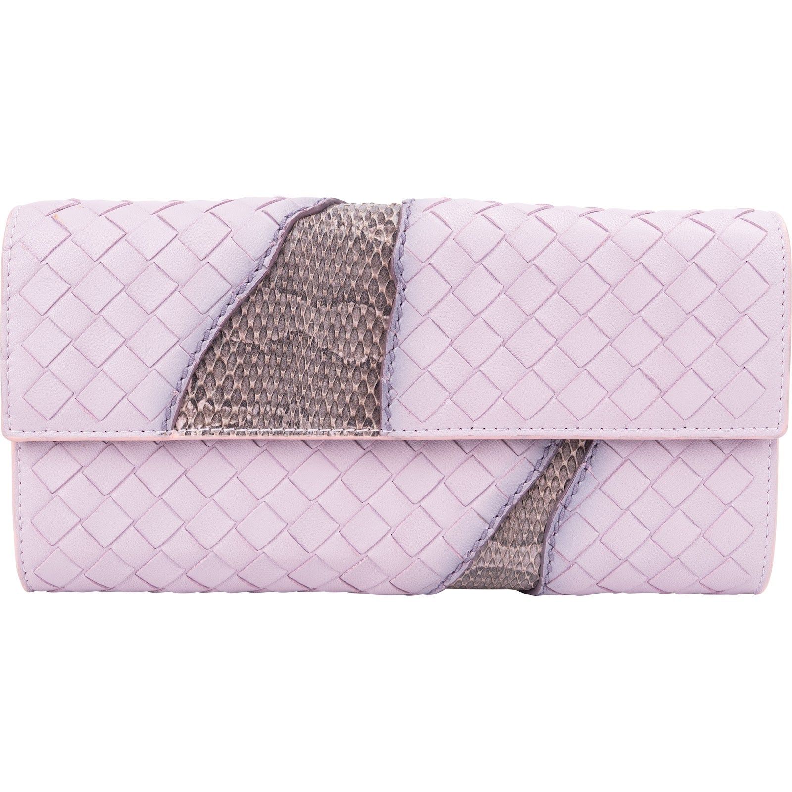 Bottega Veneta - Ayers Python Continental-portemonnee