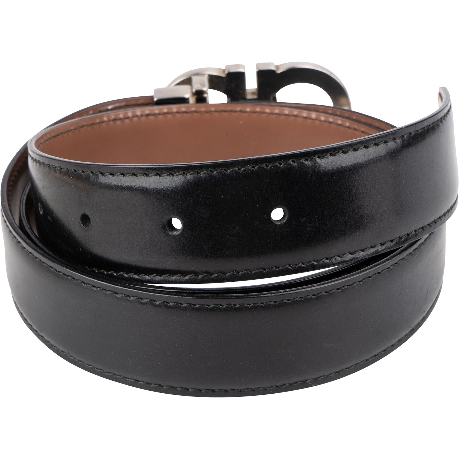 Salvatore Ferragamo -  Gancini Buckle Reversible Gürtel