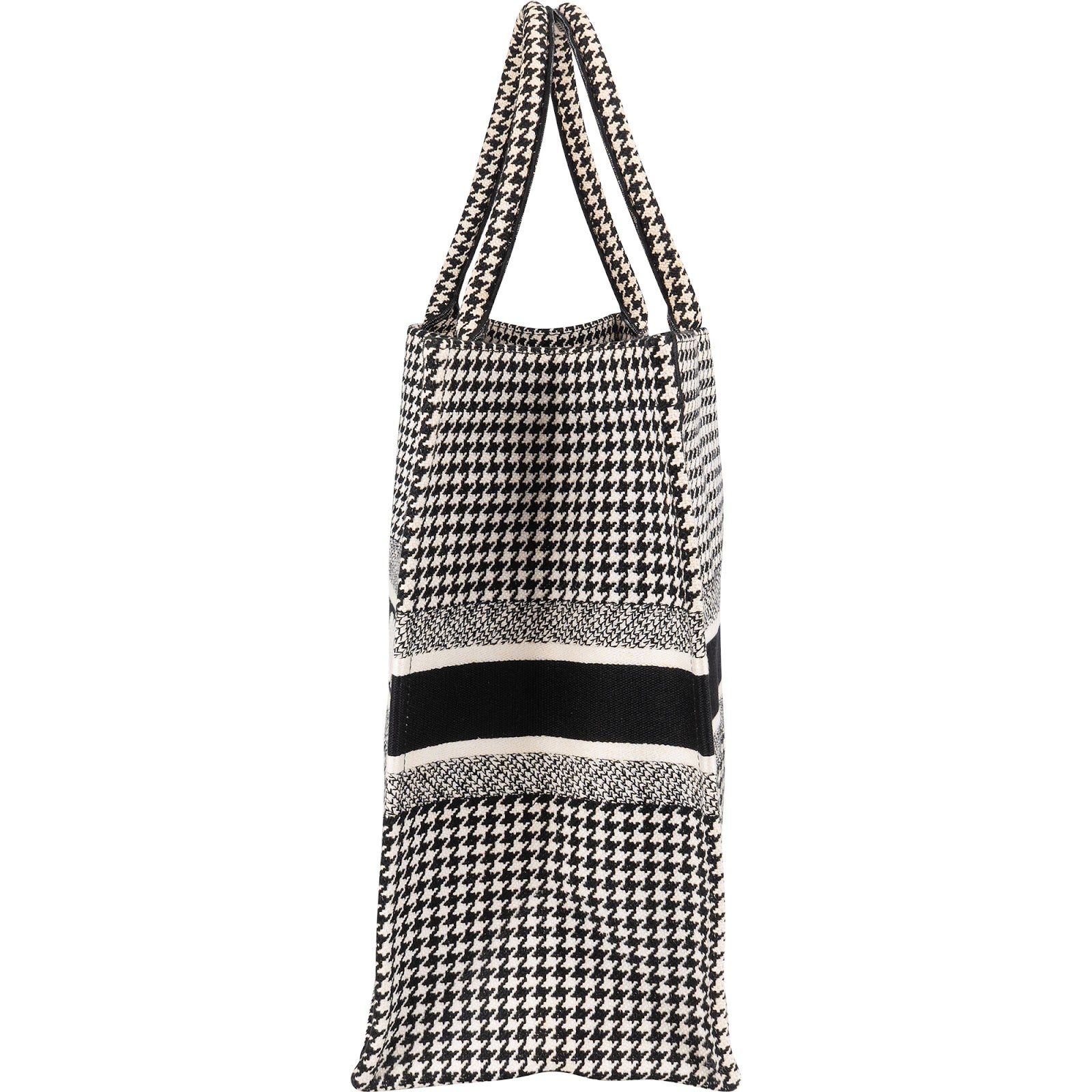 Christian Dior - Houndstooth Book Tote Handbag