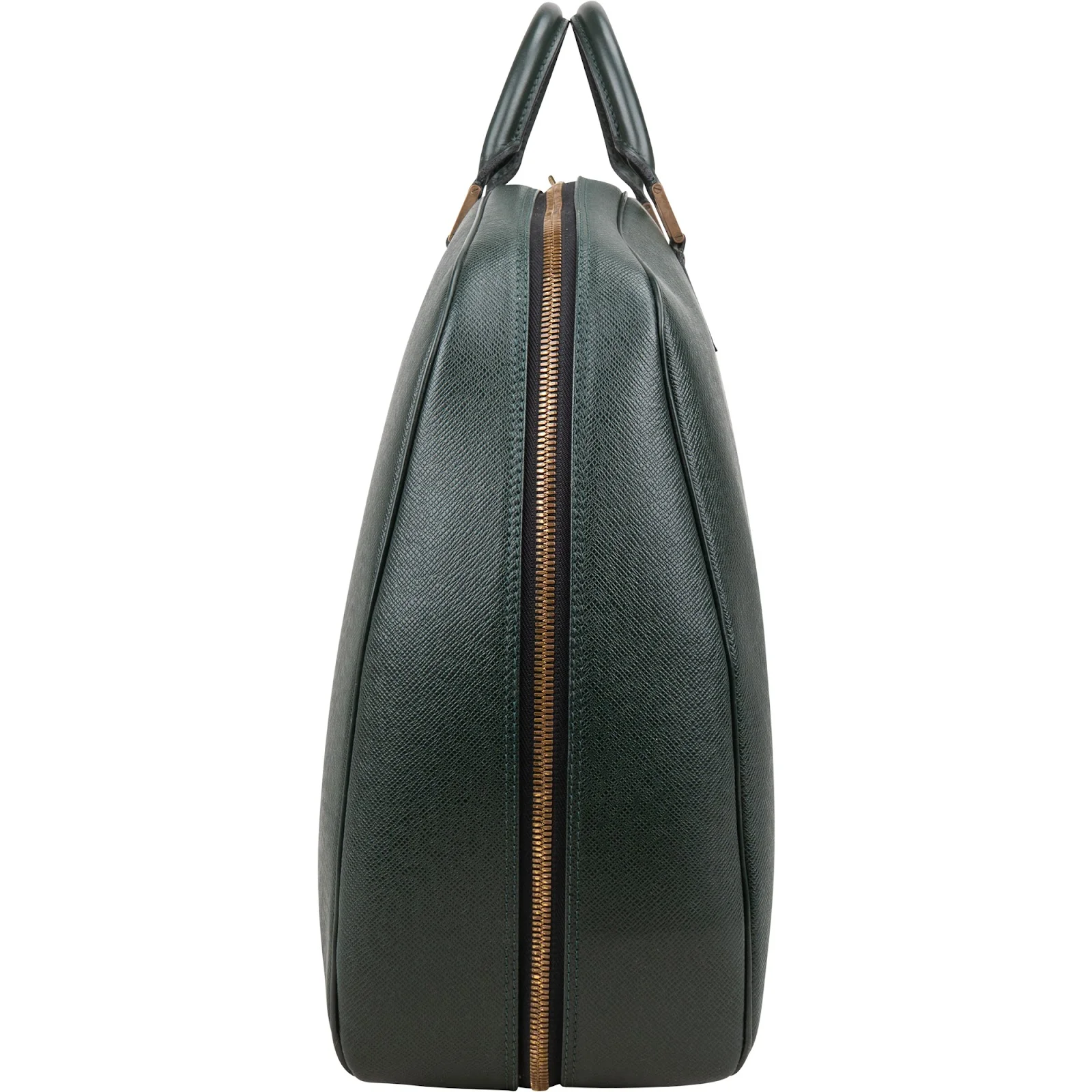 Louis Vuitton Green Taiga Leather Helanga Clip Reisetasche