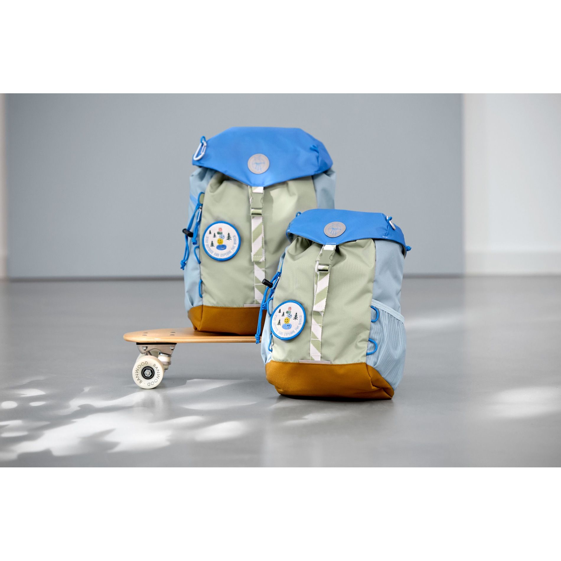 Mini Outdoor Backpack Sunny Explorer - green/blue