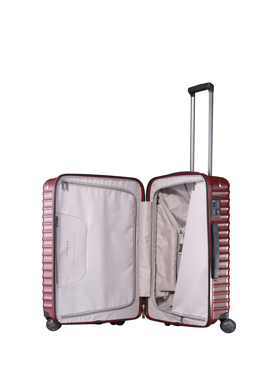 LITRON 4-Rollen-Trolley M - Kirschrot