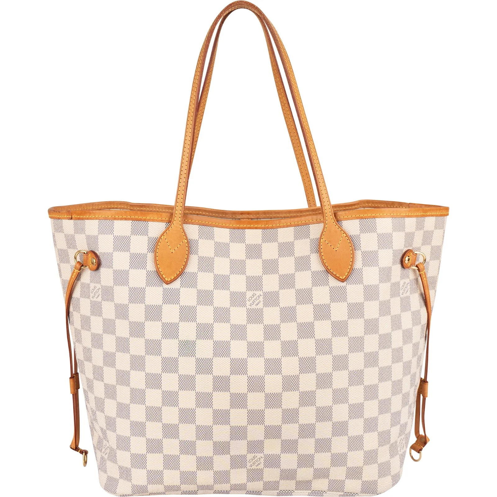 Louis Vuitton Monogram Damier Azur Canvas Neverfull MM Shopper