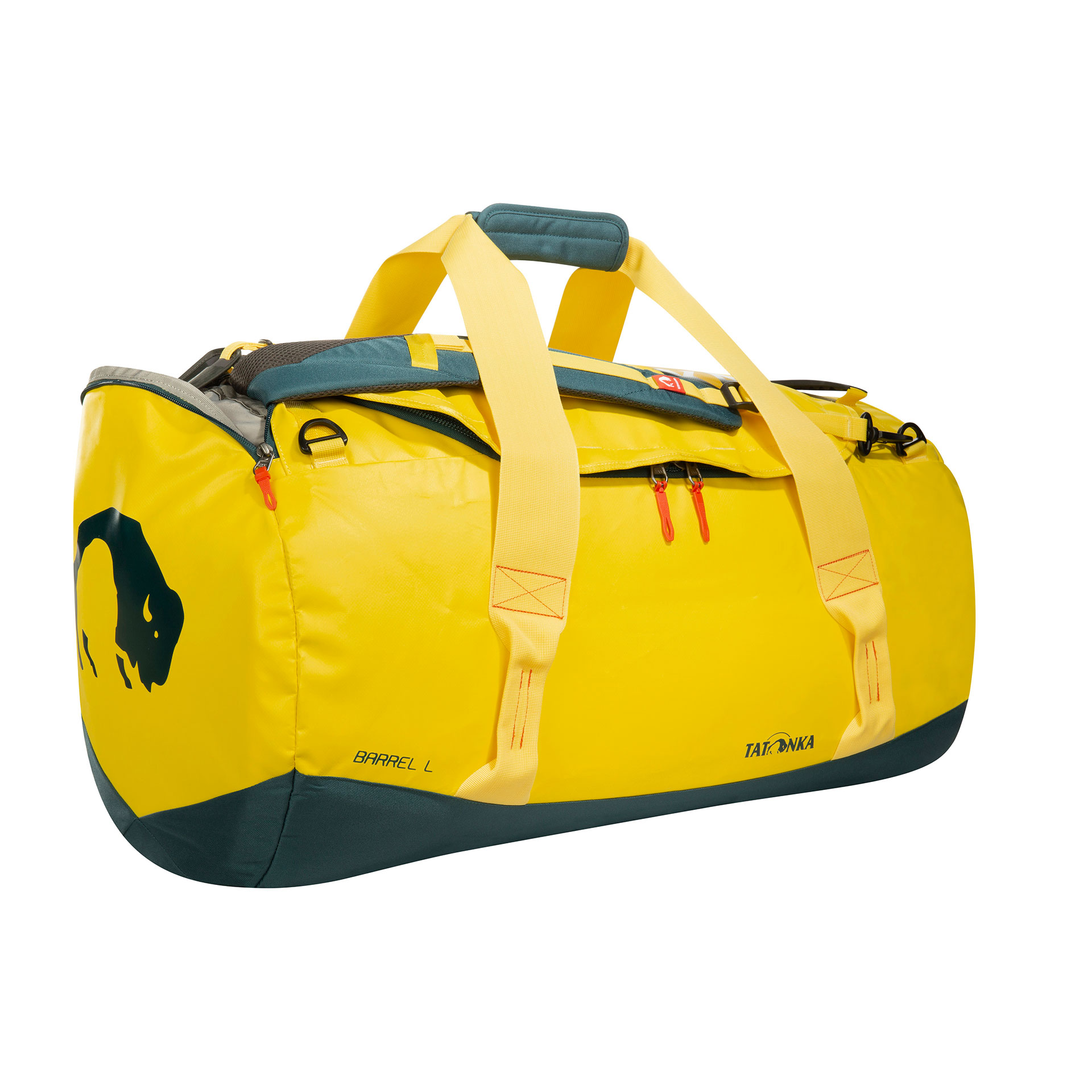 Barrel L Reisetasche - solid yellow