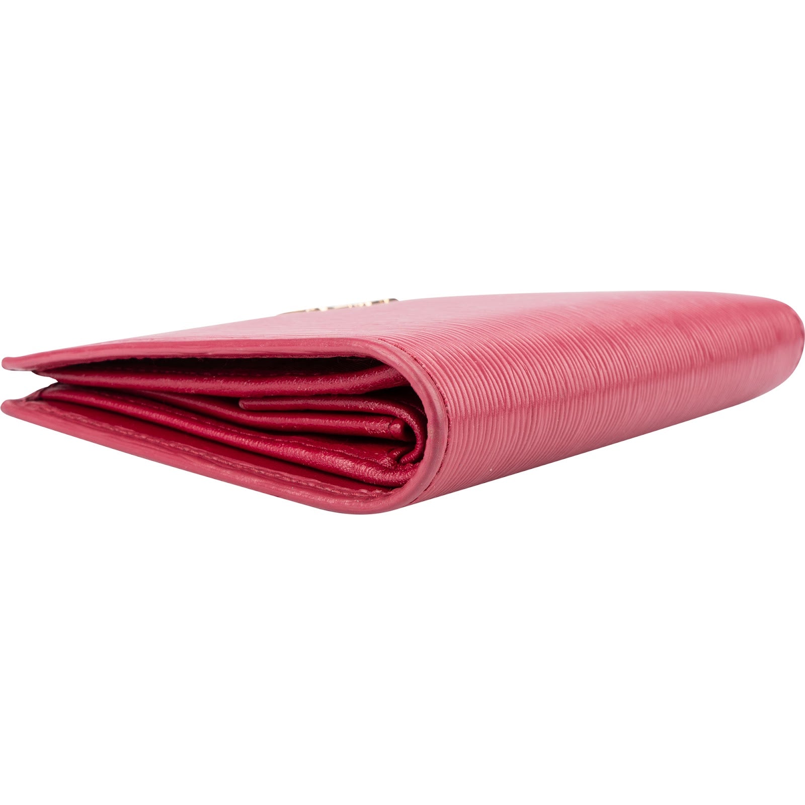 Prada - Pink Vitello Move Bifold Compact Wallet