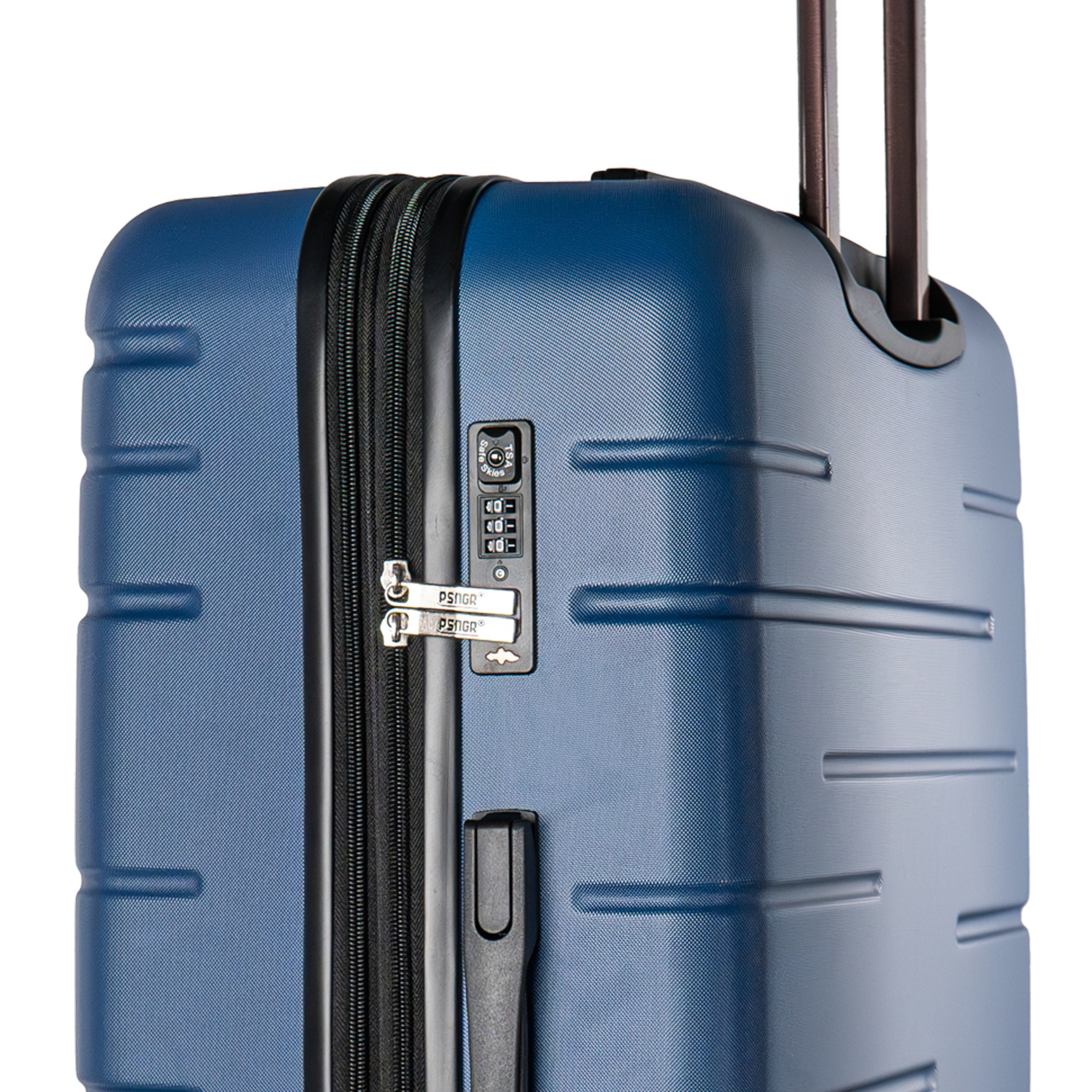 Stripes Trolley M (66 cm) Erweiterbar - DK Blue